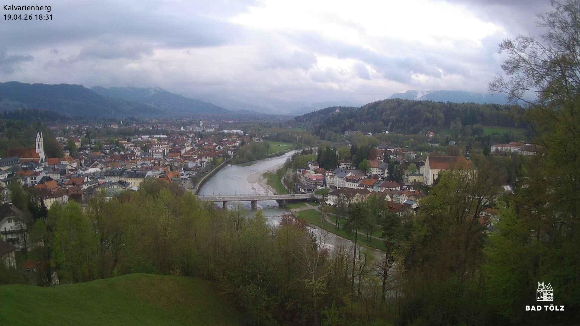Archiv Foto Webcam Kalvarienberg bei Bad Tölz
