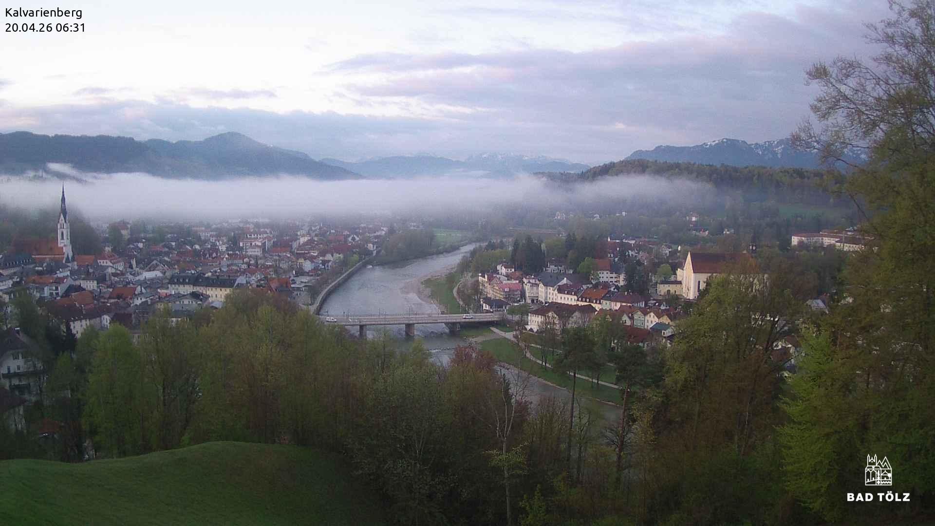 Archiv Foto Webcam Kalvarienberg bei Bad Tölz