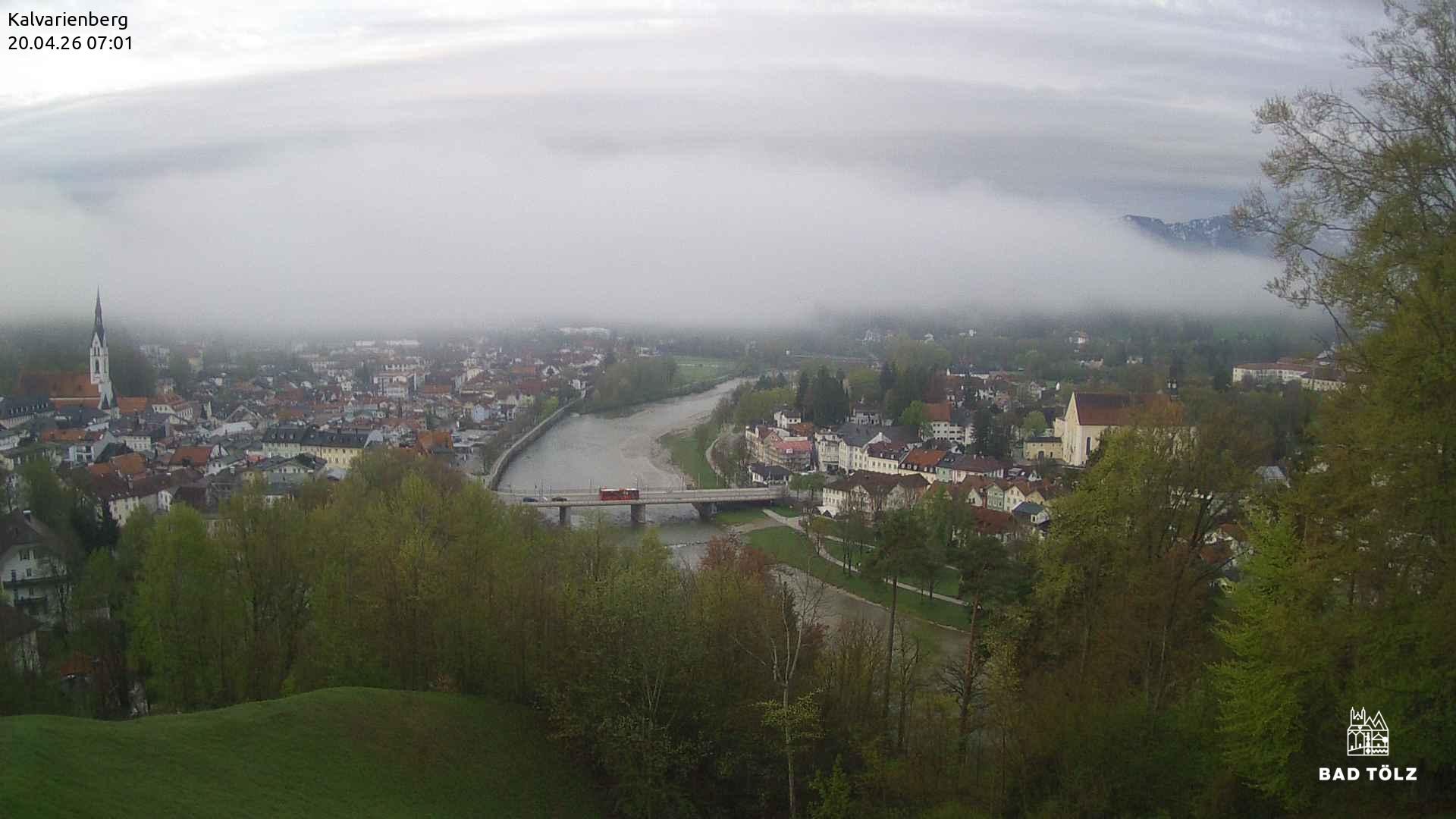 Archiv Foto Webcam Kalvarienberg bei Bad Tölz