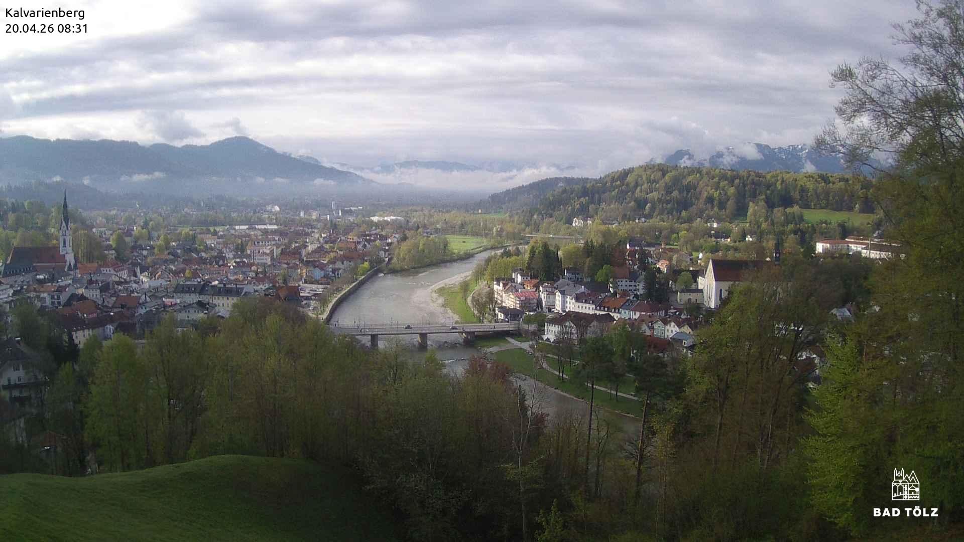 Archiv Foto Webcam Kalvarienberg bei Bad Tölz