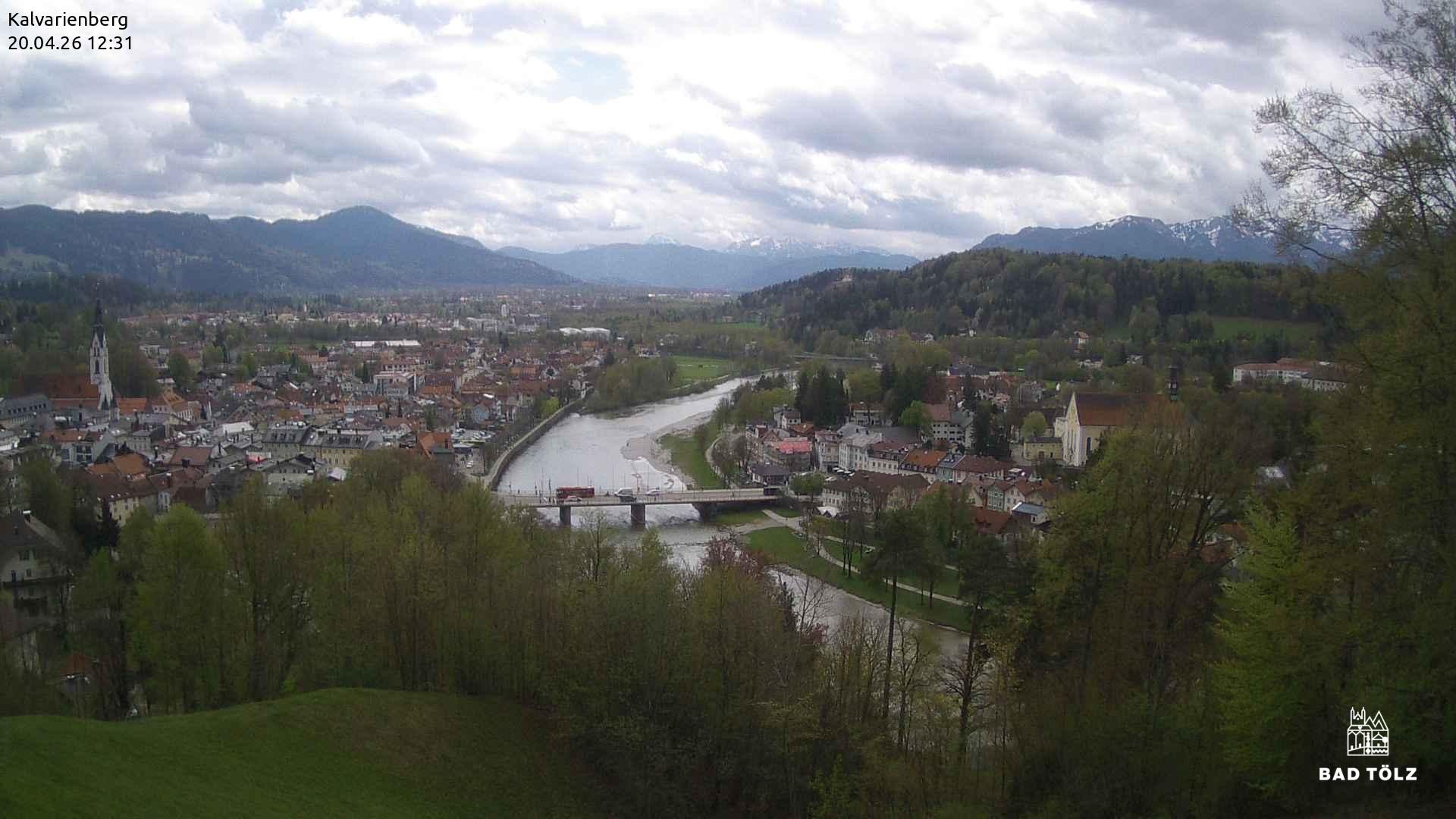 Archiv Foto Webcam Kalvarienberg bei Bad Tölz