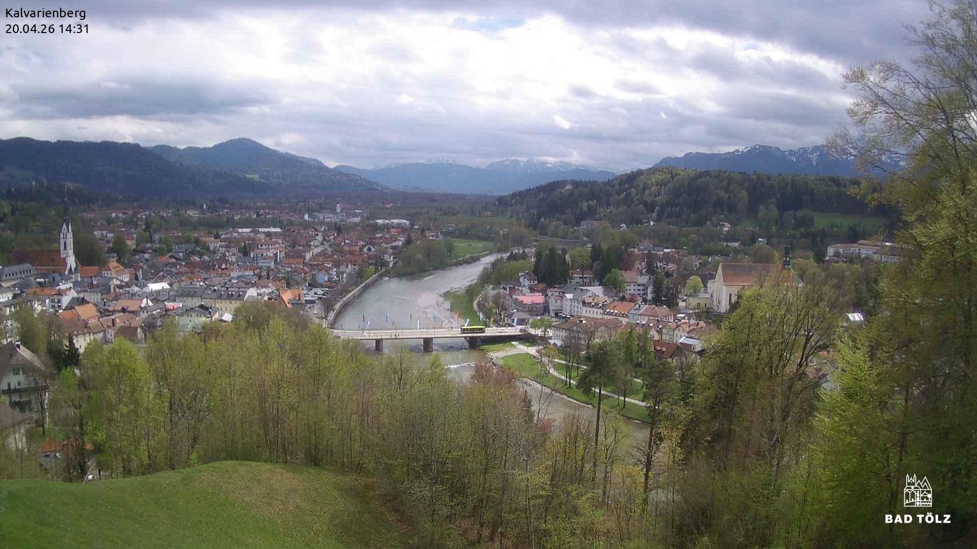 Archiv Foto Webcam Kalvarienberg bei Bad Tölz