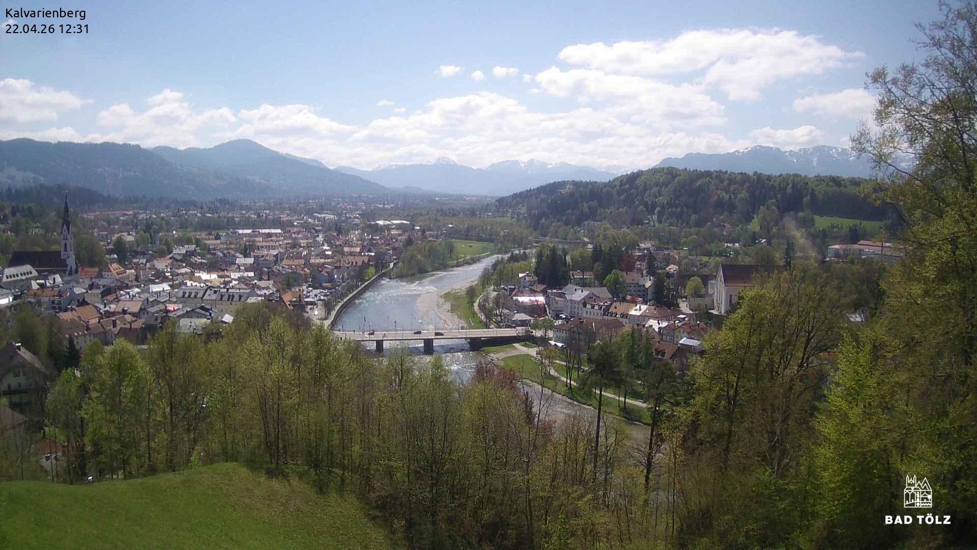 Archived image Webcam Bad Tölz - Kalvarienberg