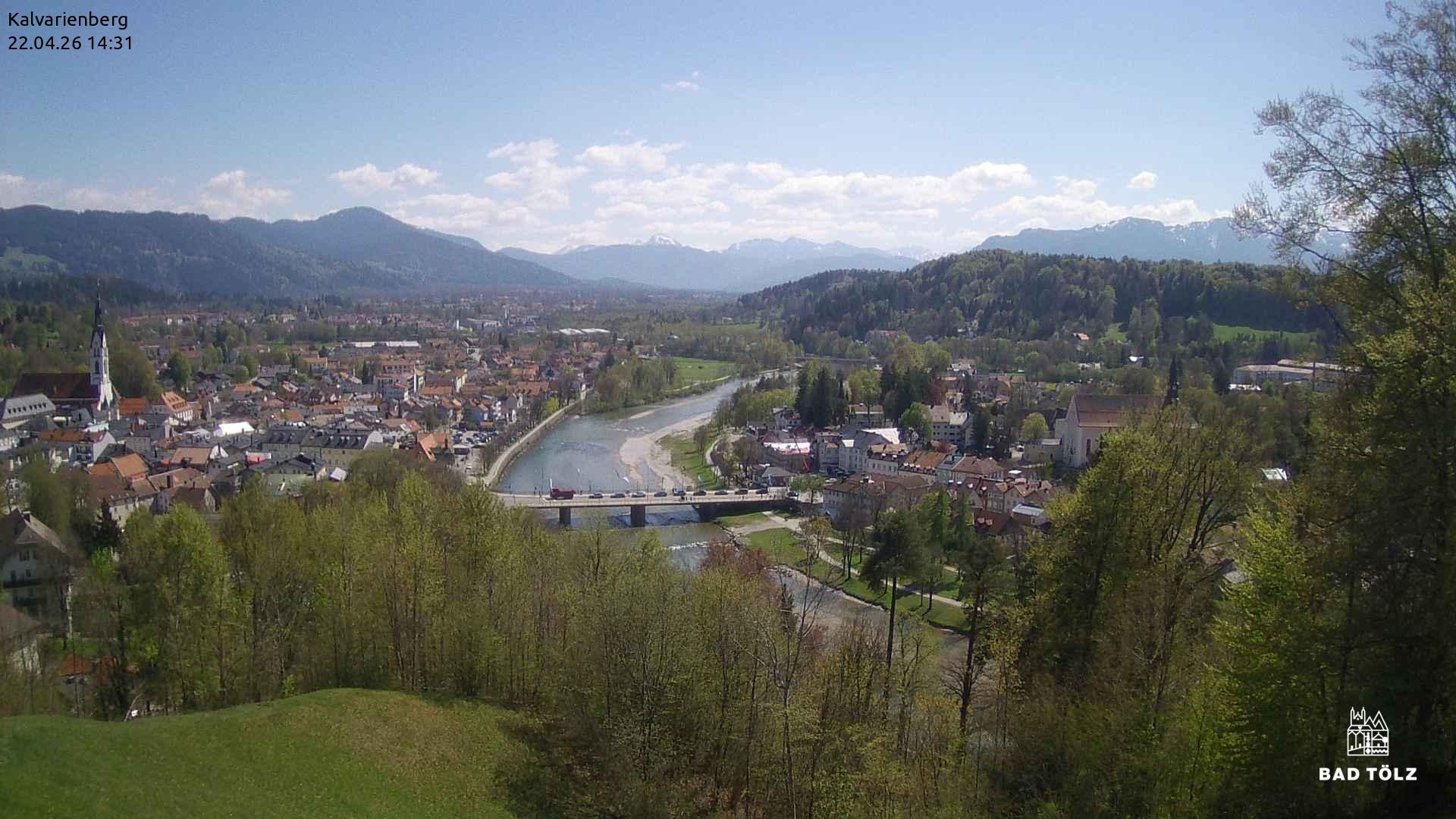 Archiv Foto Webcam Kalvarienberg bei Bad Tölz