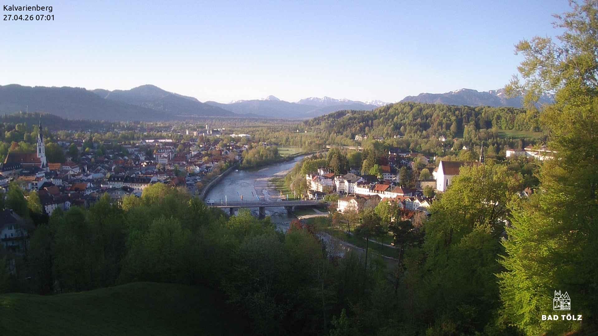 Archiv Foto Webcam Kalvarienberg bei Bad Tölz