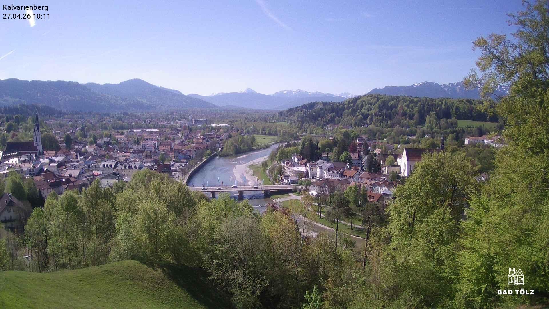 Archiv Foto Webcam Kalvarienberg bei Bad Tölz