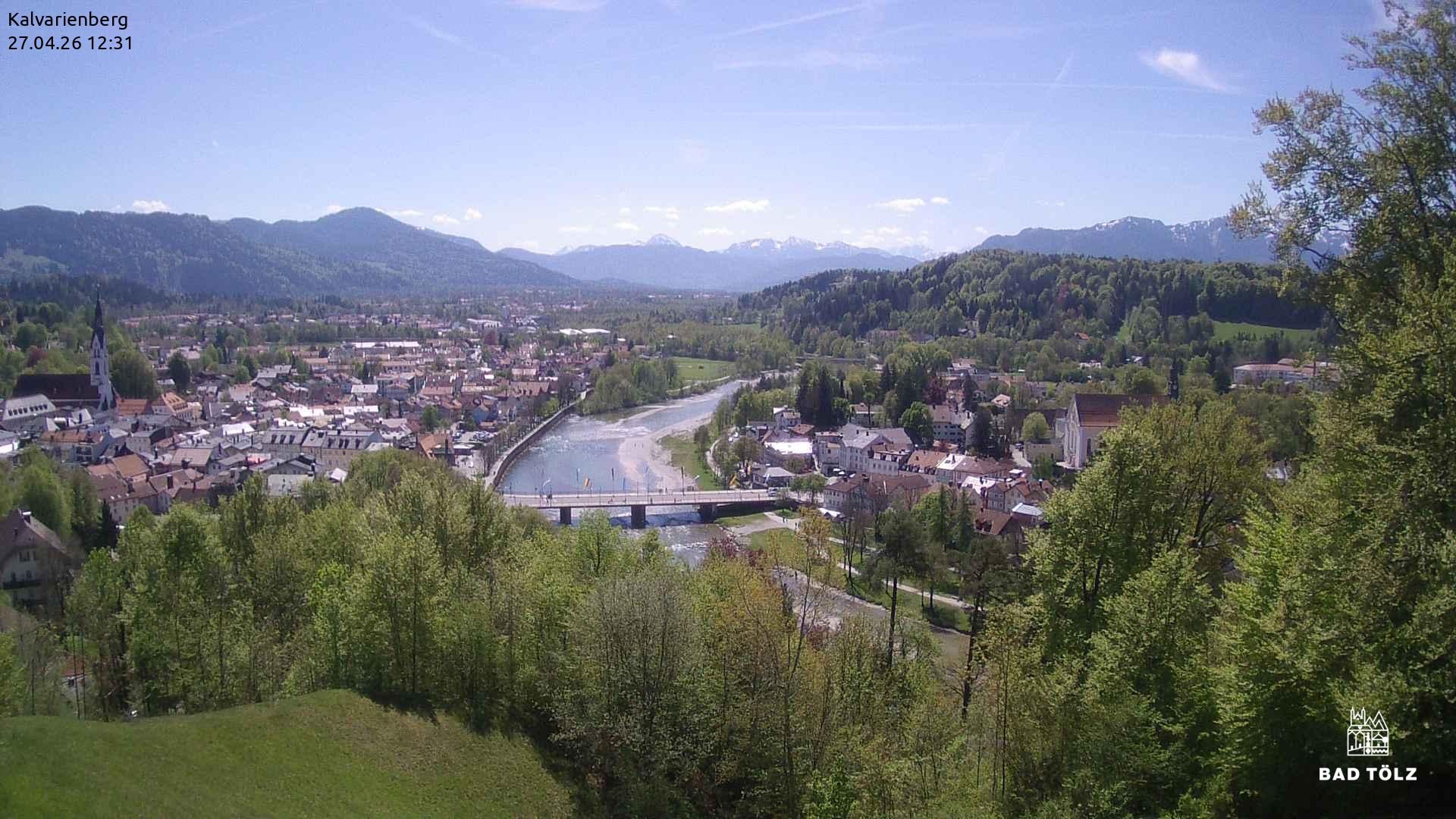Archiv Foto Webcam Kalvarienberg bei Bad Tölz