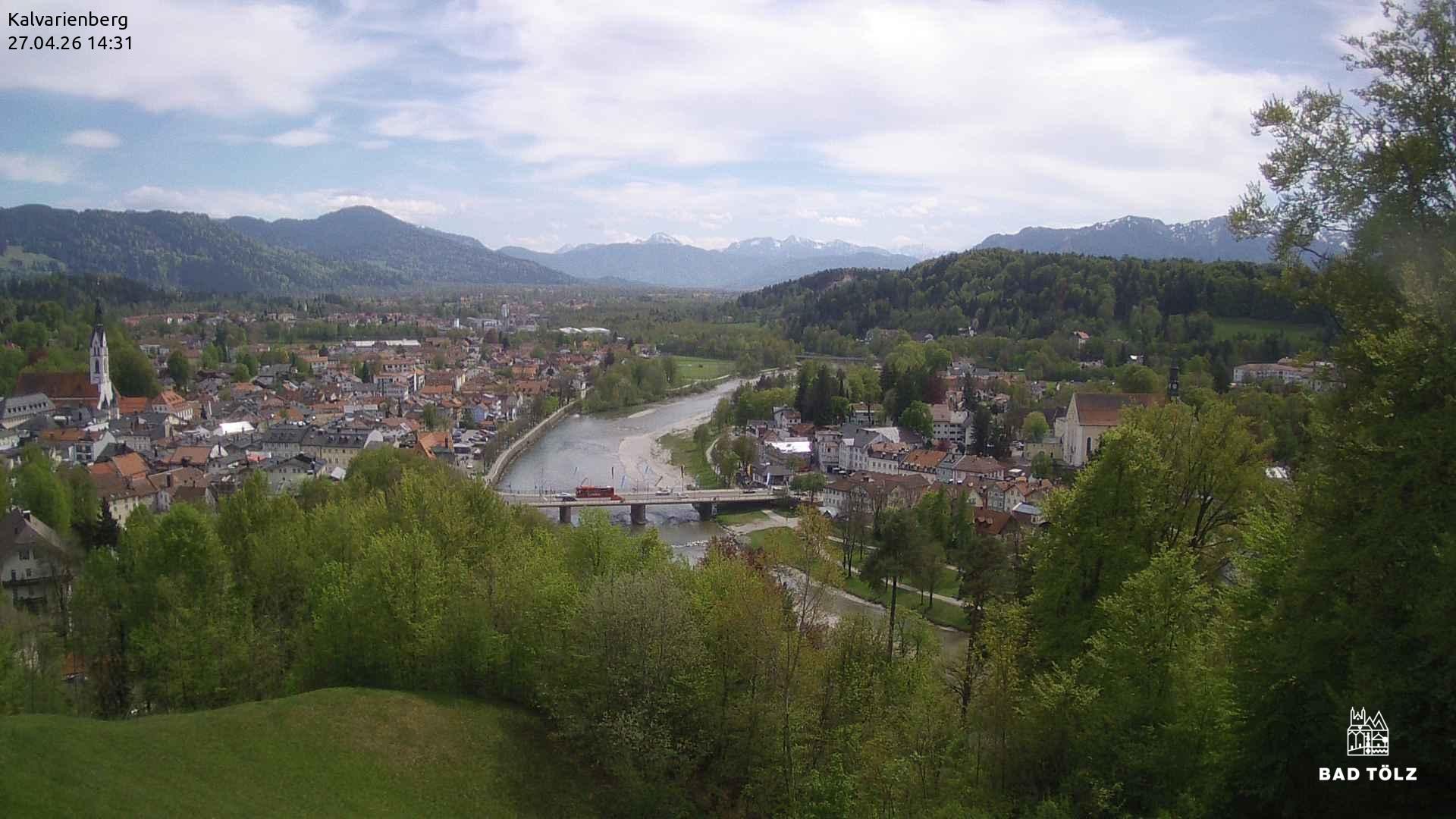 Archiv Foto Webcam Kalvarienberg bei Bad Tölz
