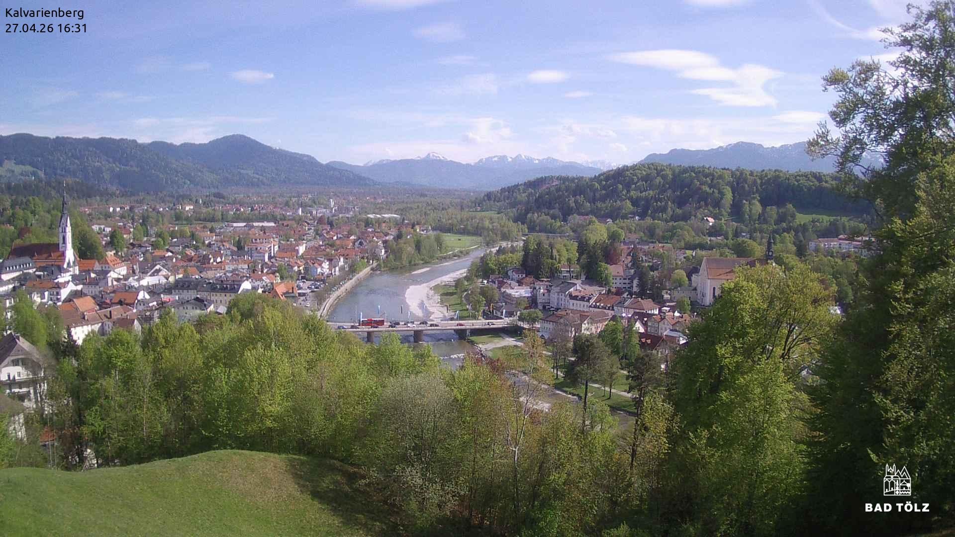 Archiv Foto Webcam Kalvarienberg bei Bad Tölz