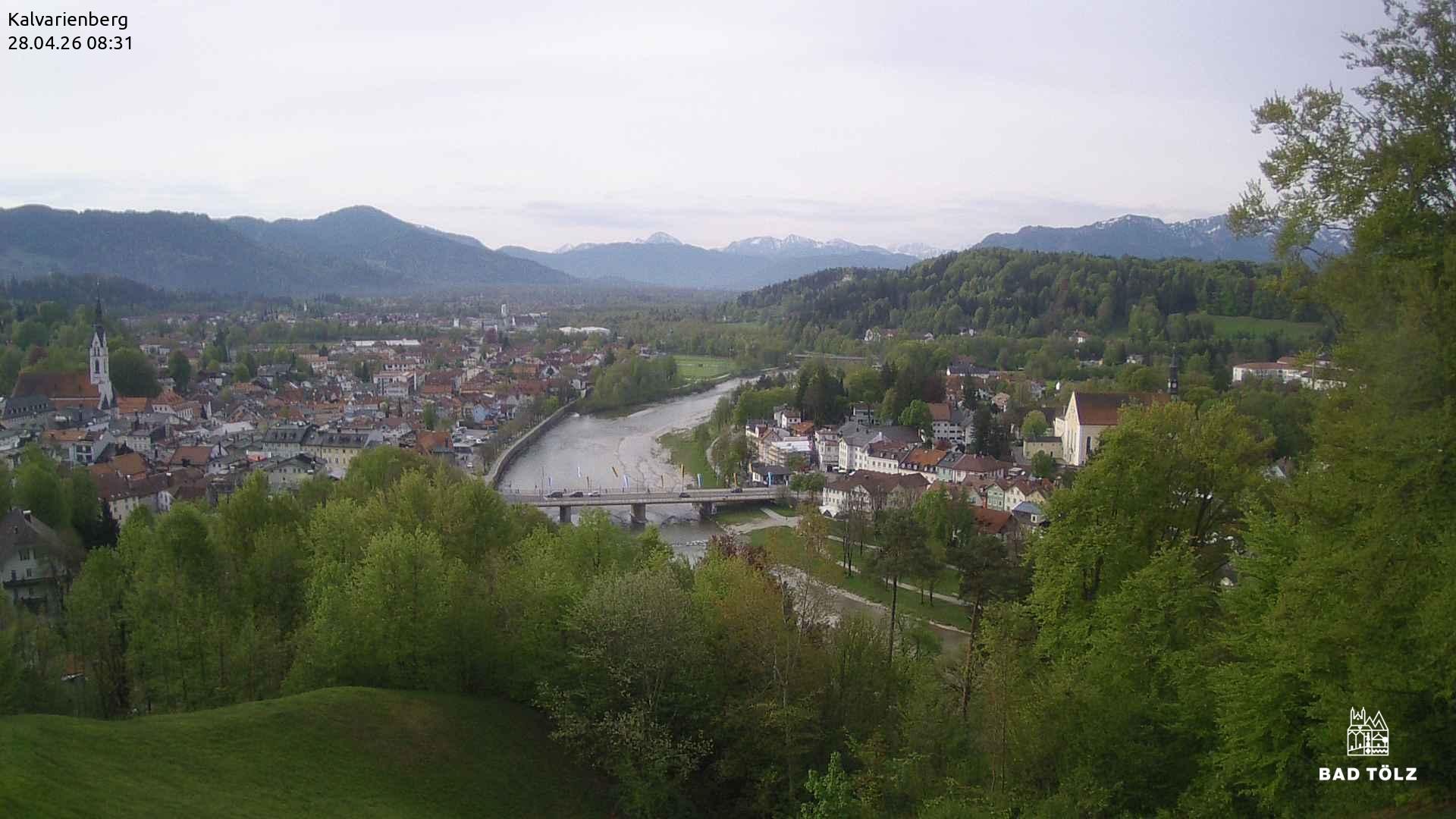 Archived image Webcam Bad Tölz - Kalvarienberg
