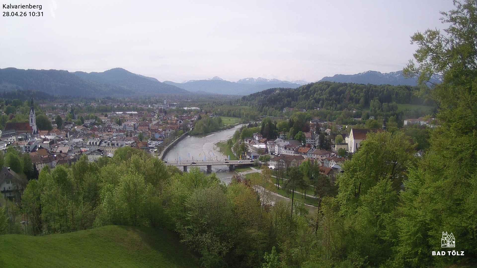 Archived image Webcam Bad Tölz - Kalvarienberg