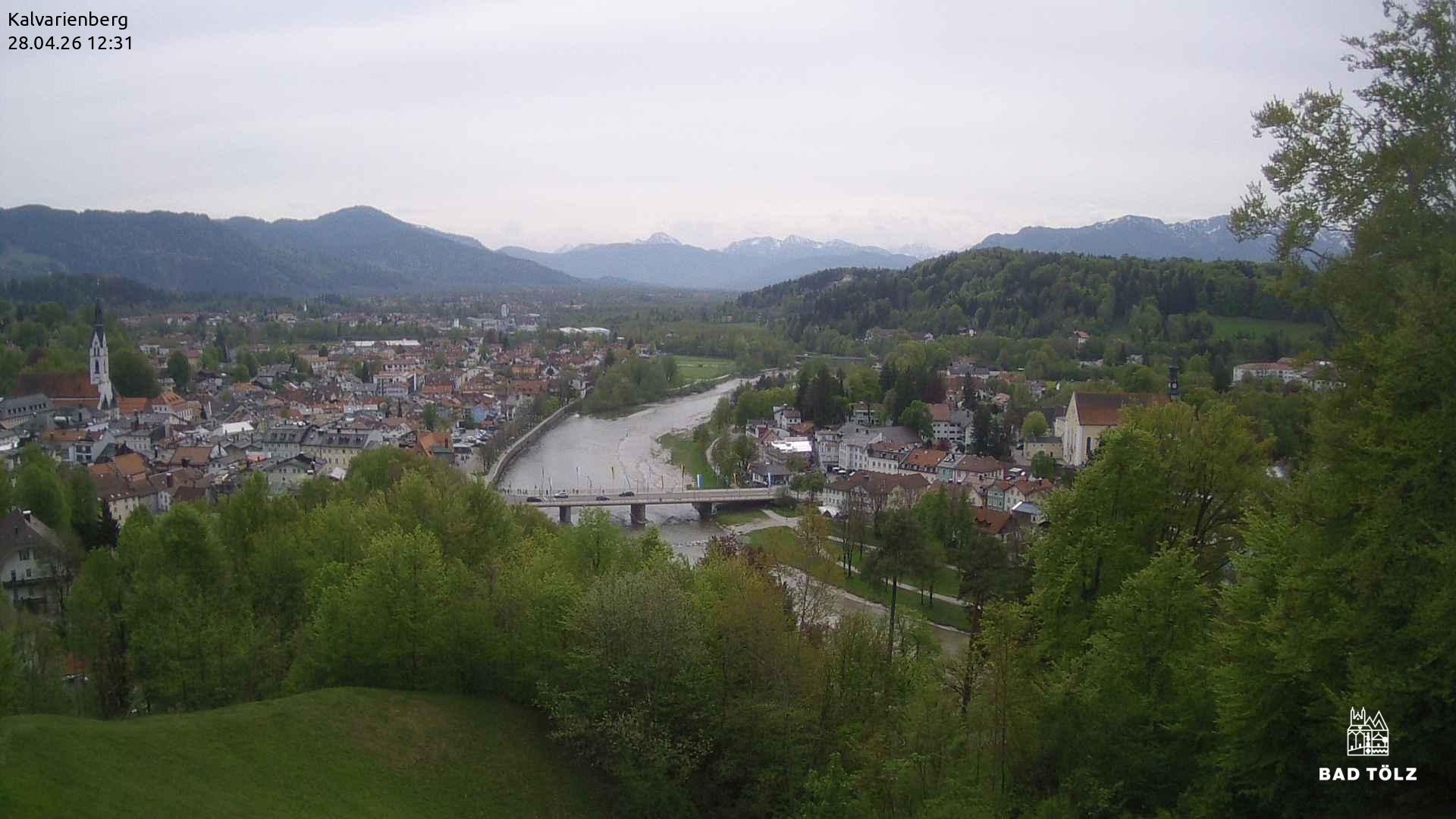 Archived image Webcam Bad Tölz - Kalvarienberg