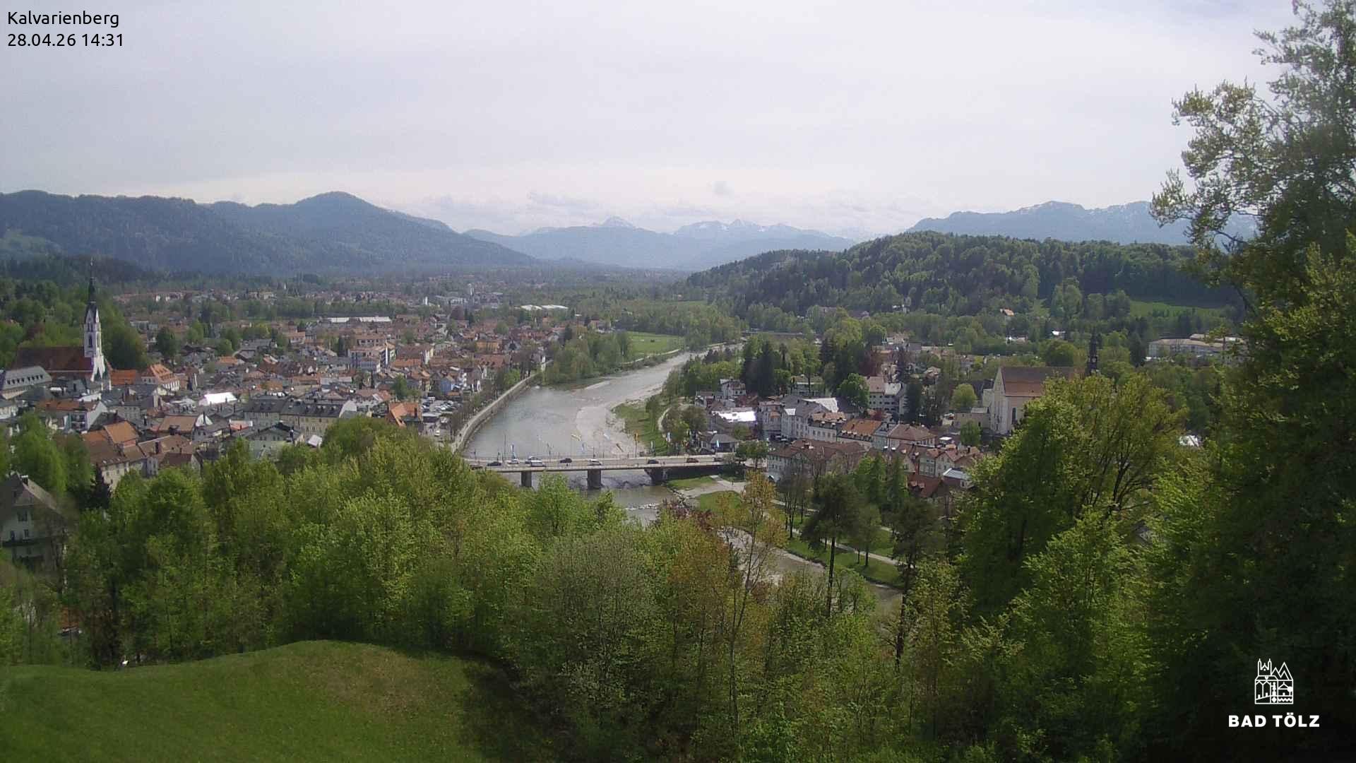 Archived image Webcam Bad Tölz - Kalvarienberg