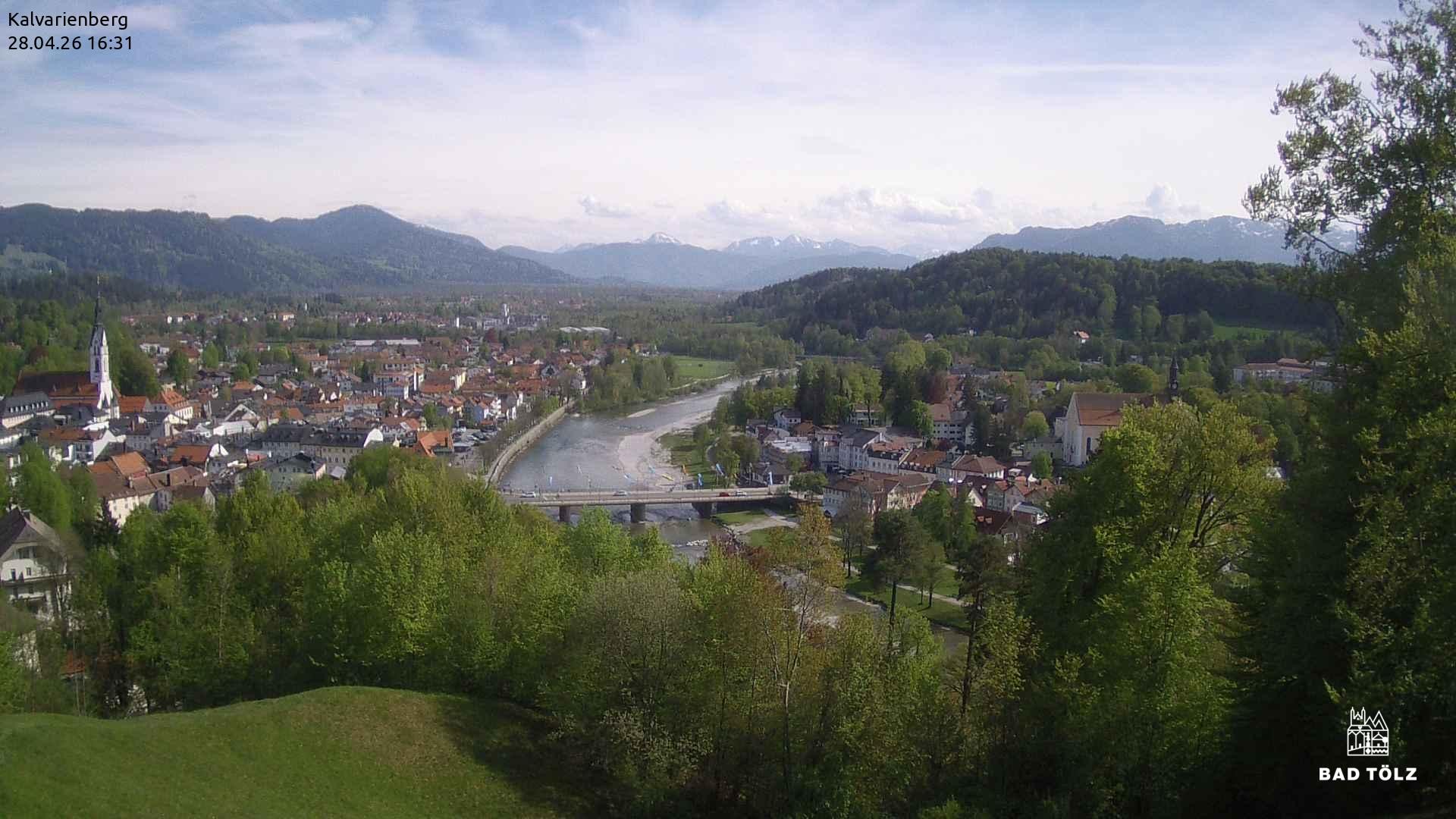Archiv Foto Webcam Kalvarienberg bei Bad Tölz