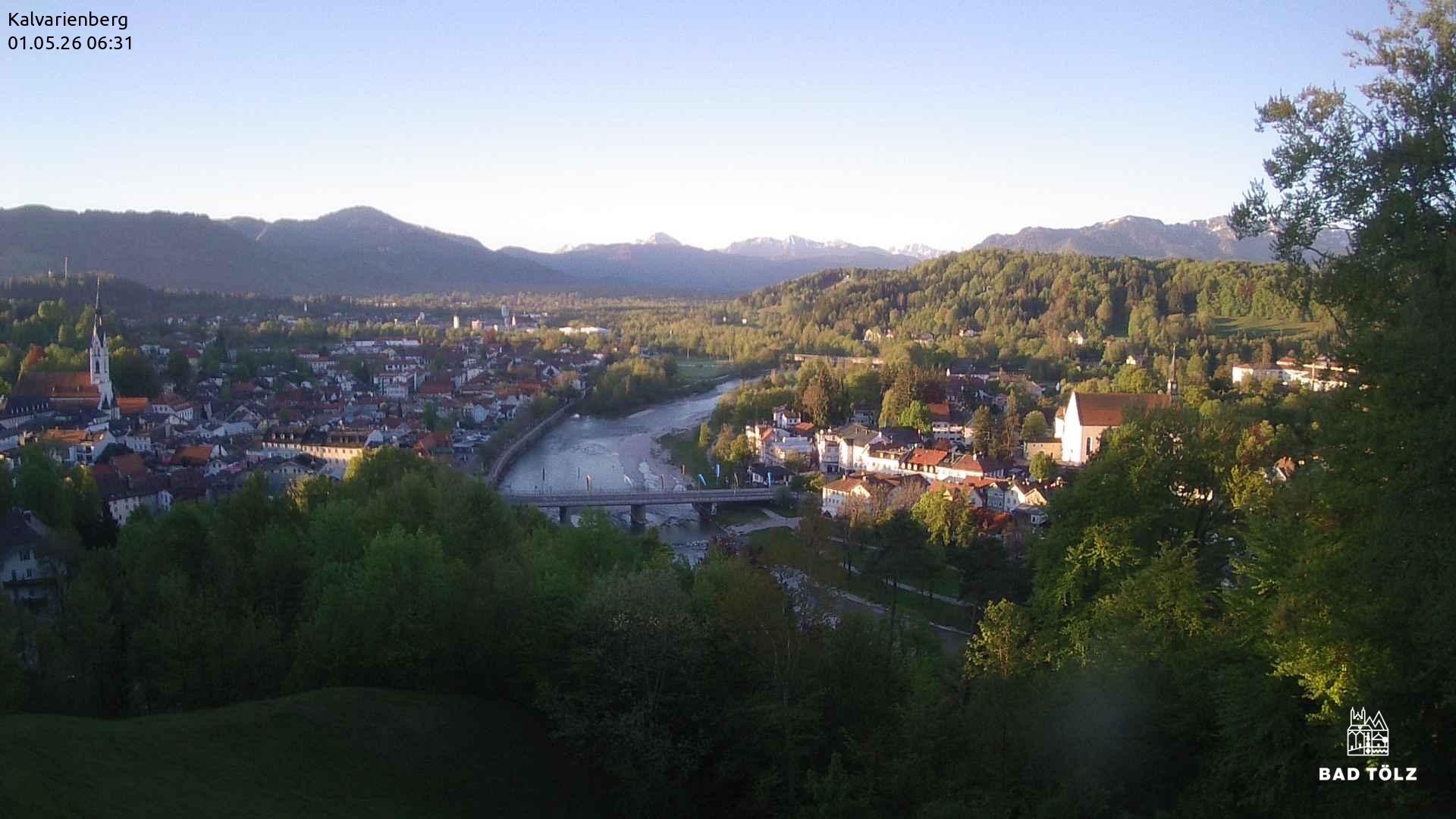 Archiv Foto Webcam Kalvarienberg bei Bad Tölz