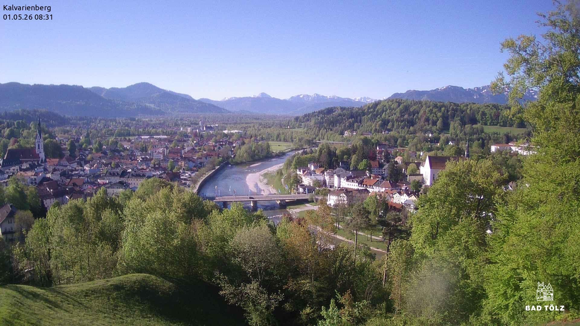 Archiv Foto Webcam Kalvarienberg bei Bad Tölz