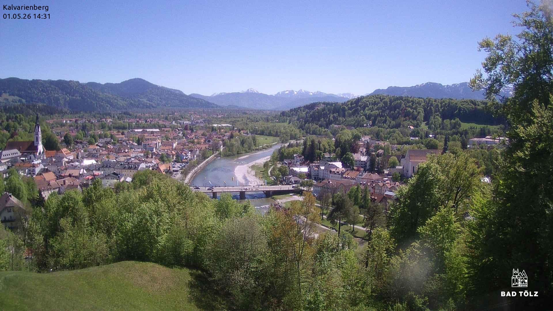 Archiv Foto Webcam Kalvarienberg bei Bad Tölz