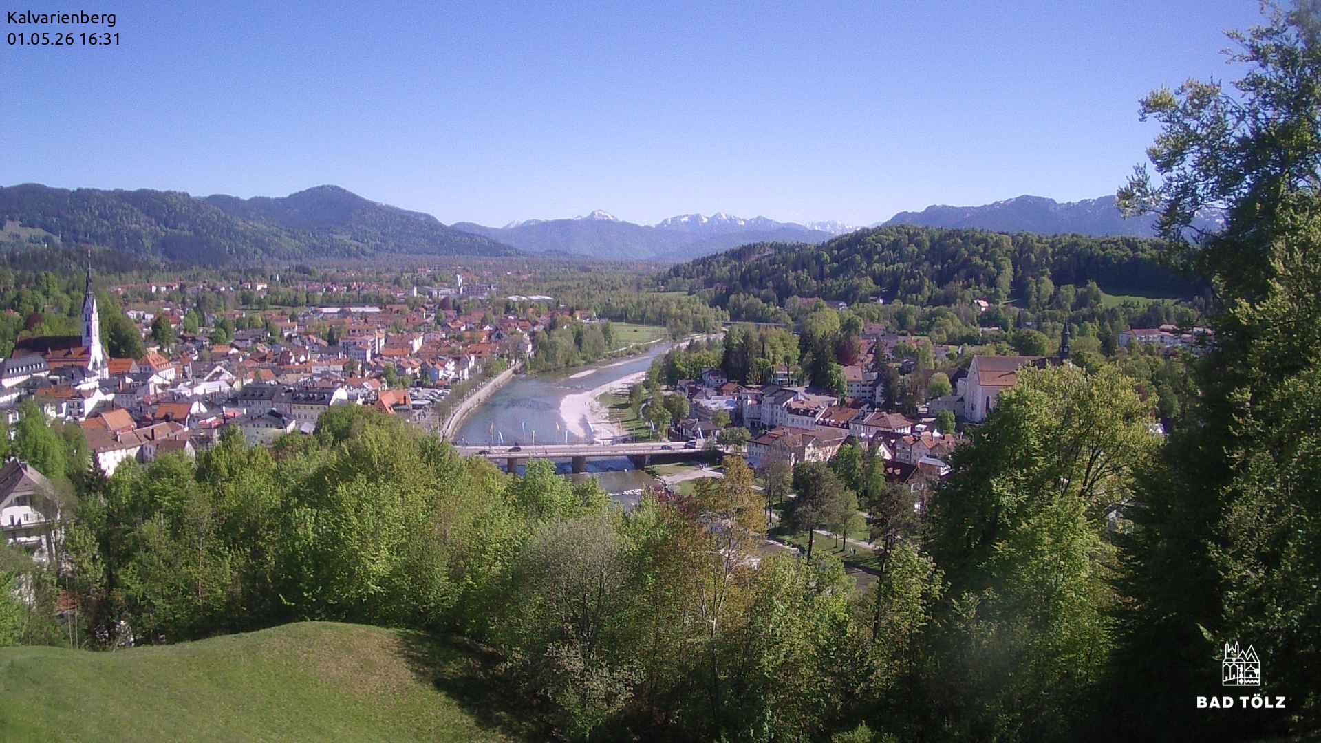 Archiv Foto Webcam Kalvarienberg bei Bad Tölz