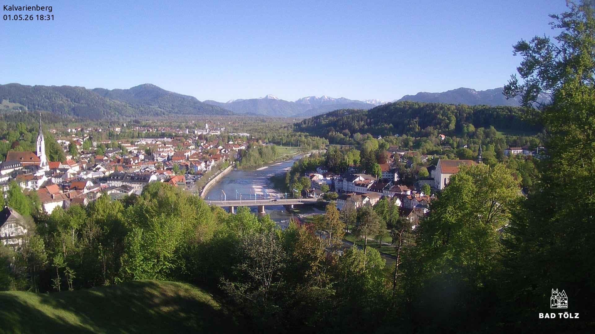 Archiv Foto Webcam Kalvarienberg bei Bad Tölz