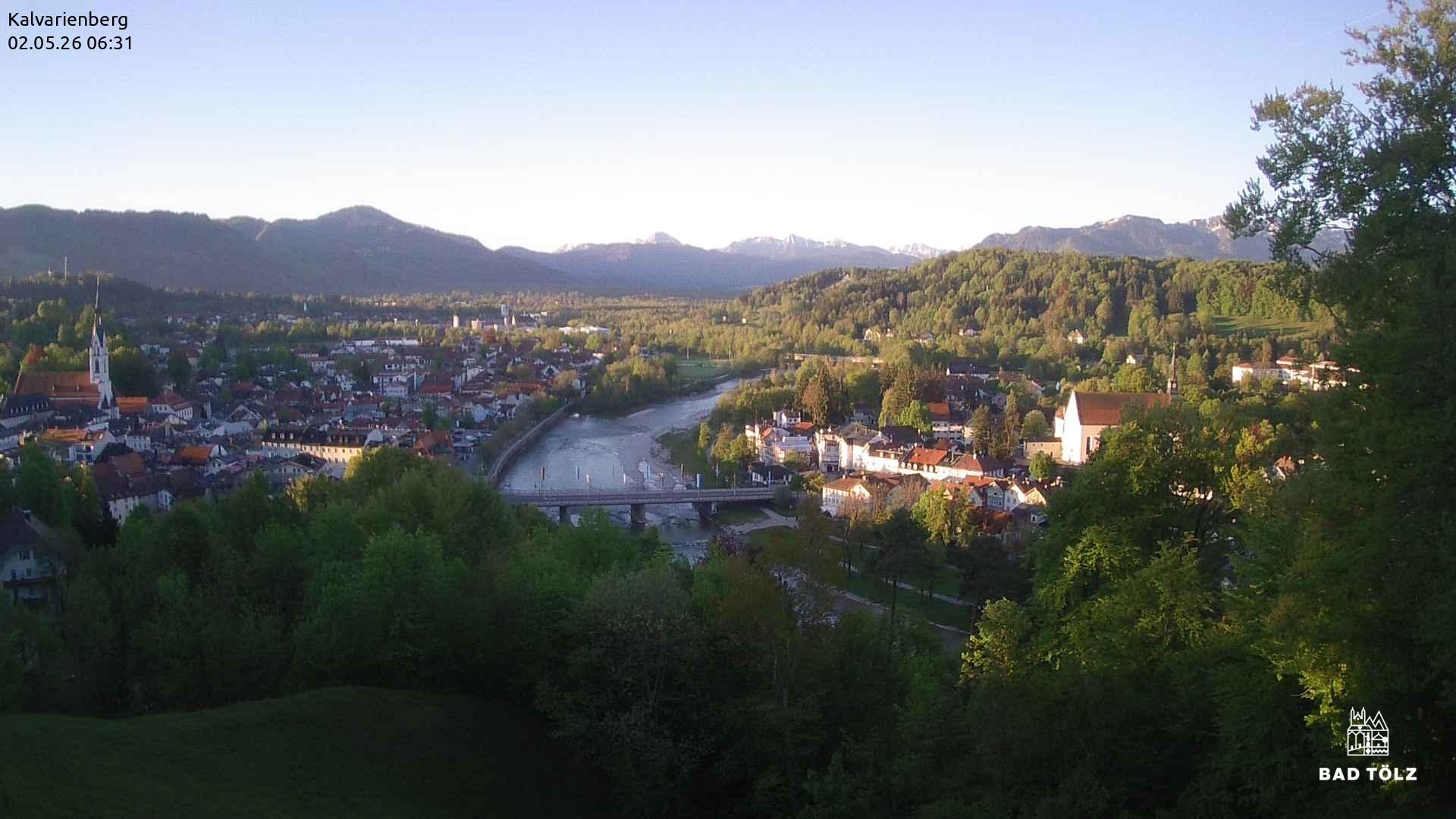 Archiv Foto Webcam Kalvarienberg bei Bad Tölz