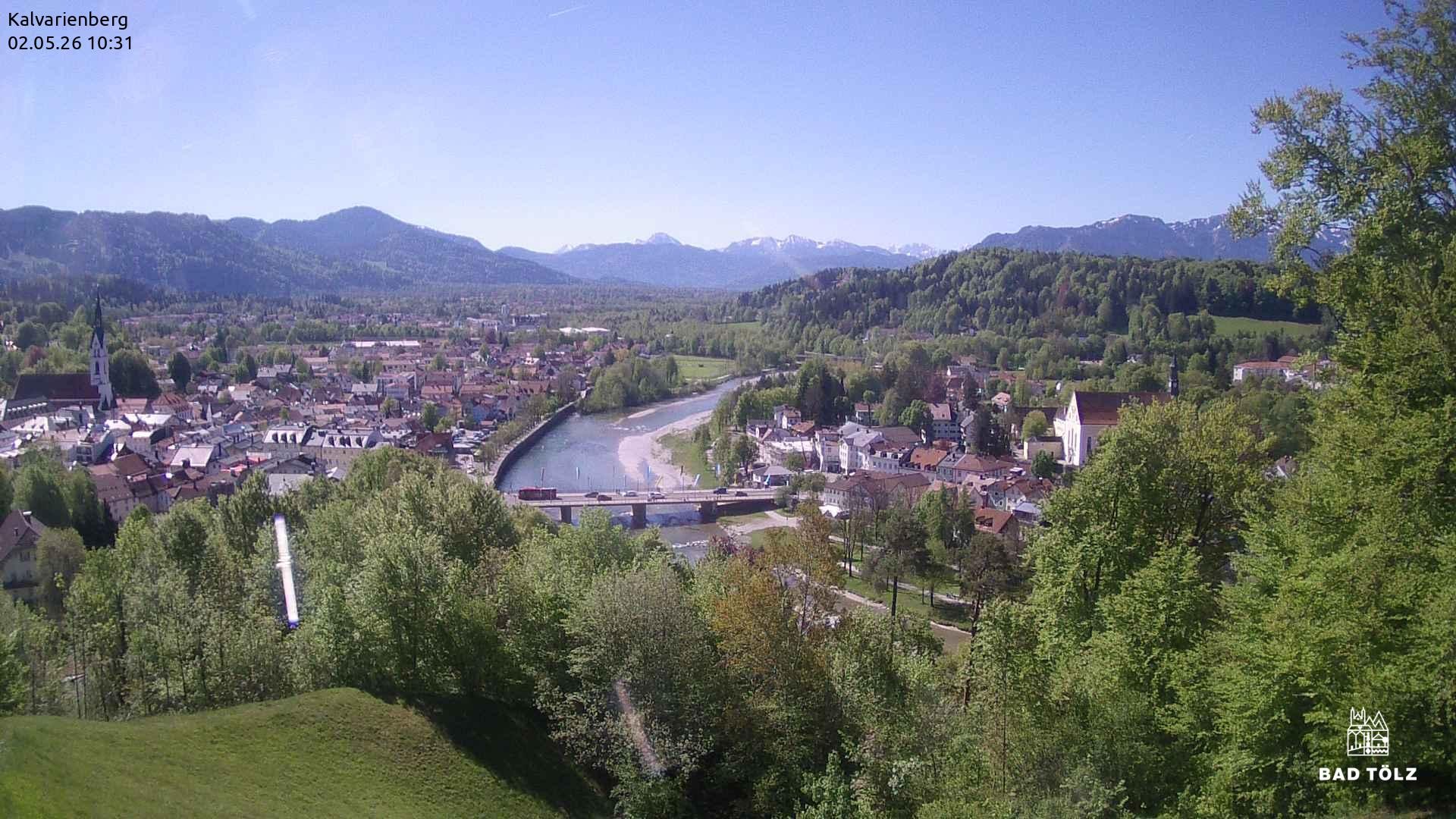 Archiv Foto Webcam Kalvarienberg bei Bad Tölz