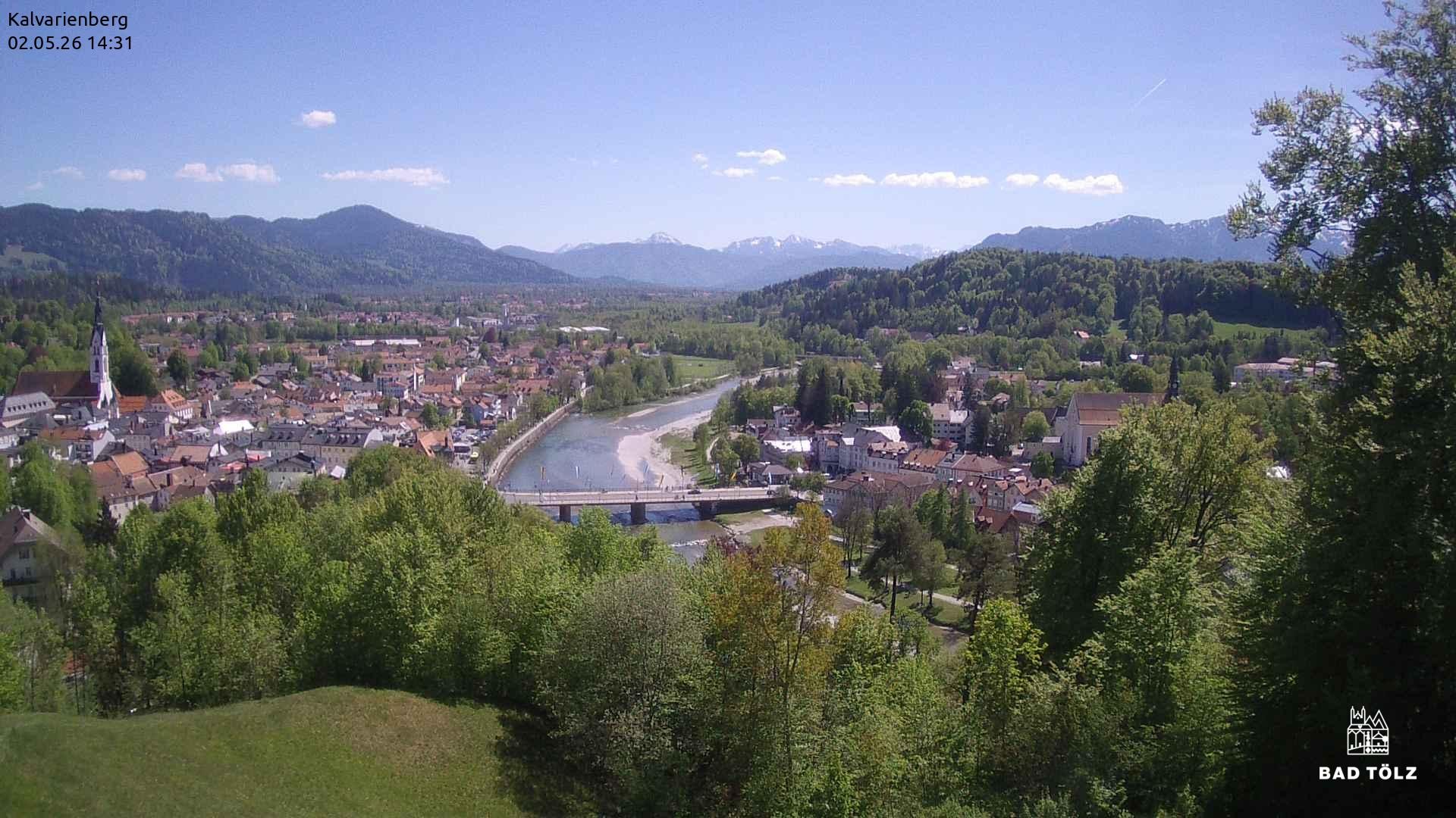 Archiv Foto Webcam Kalvarienberg bei Bad Tölz