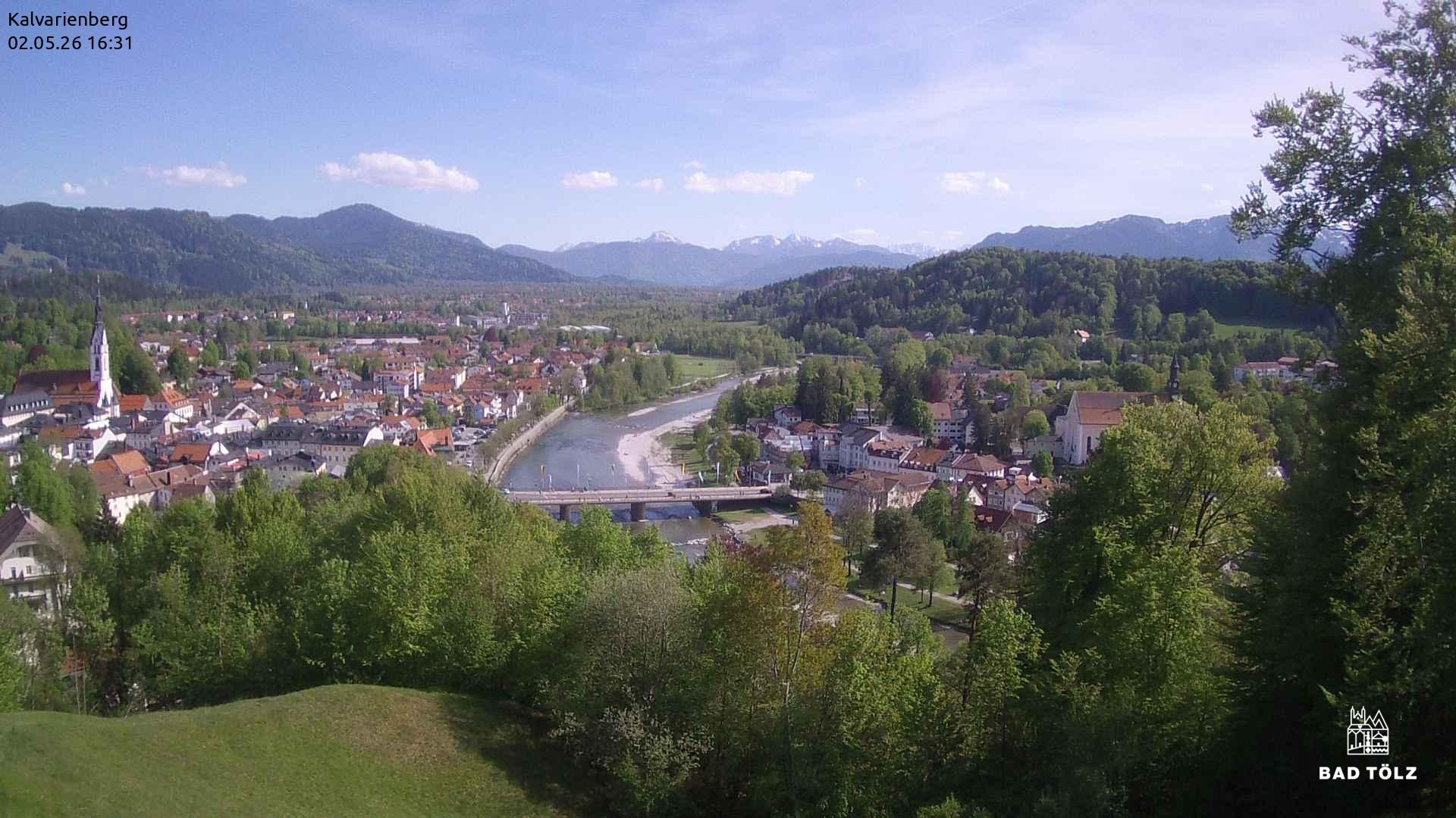 Archiv Foto Webcam Kalvarienberg bei Bad Tölz