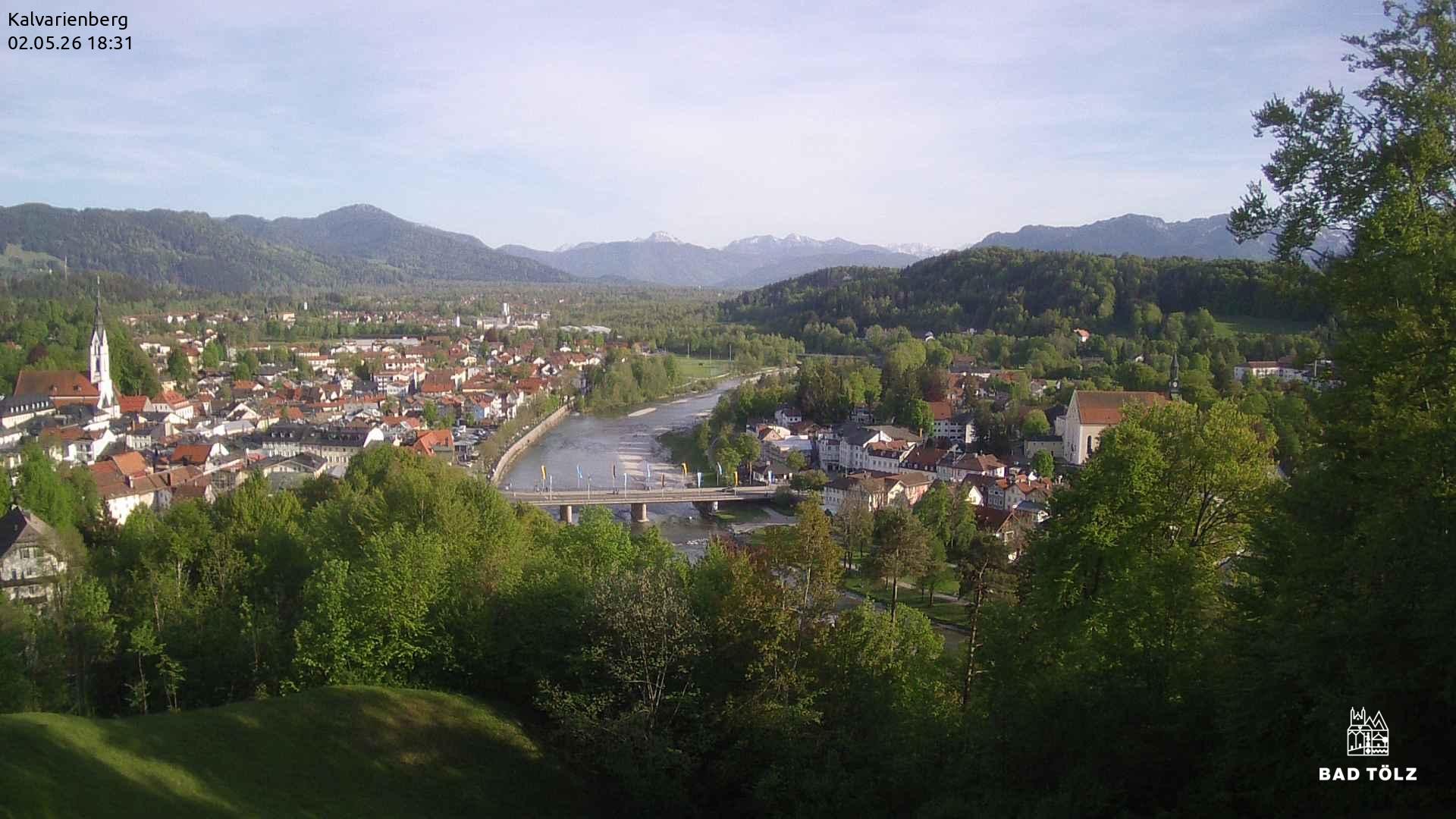 Archiv Foto Webcam Kalvarienberg bei Bad Tölz