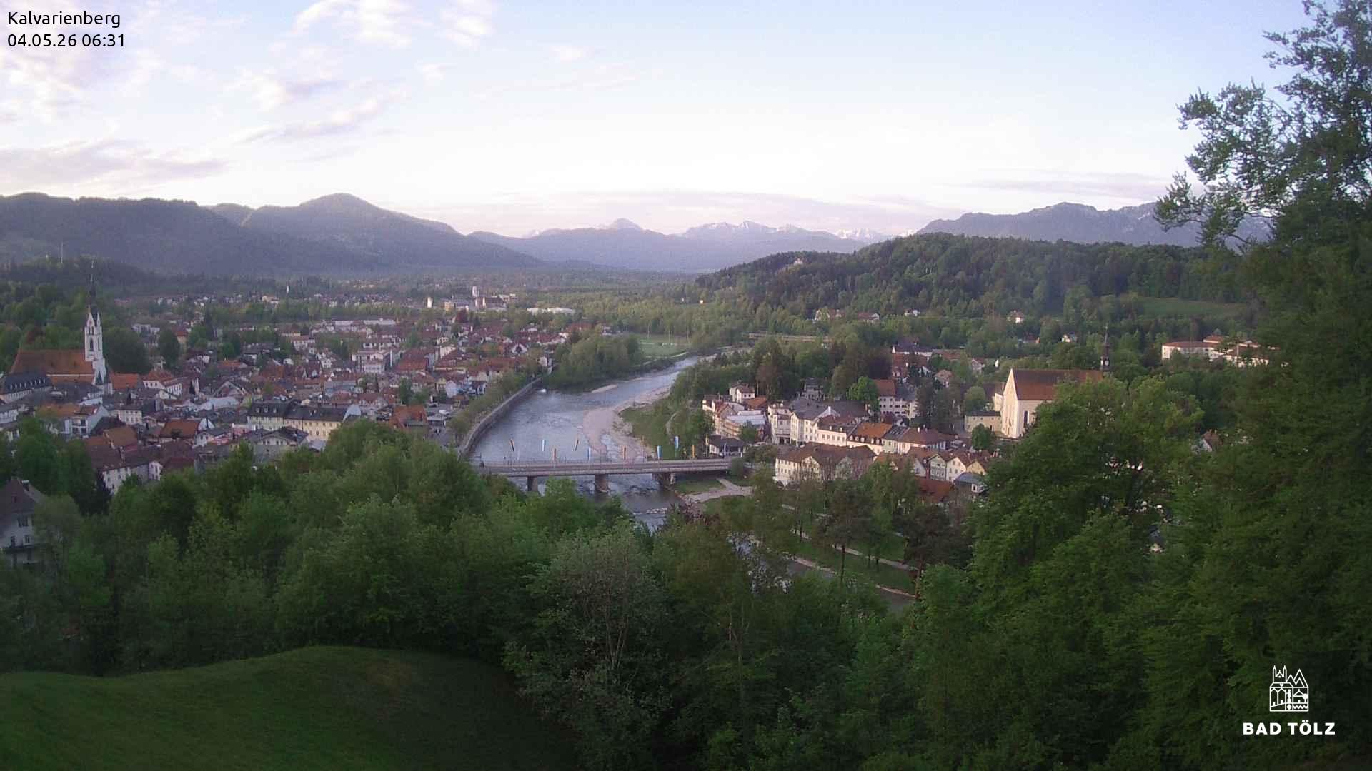 Archiv Foto Webcam Kalvarienberg bei Bad Tölz
