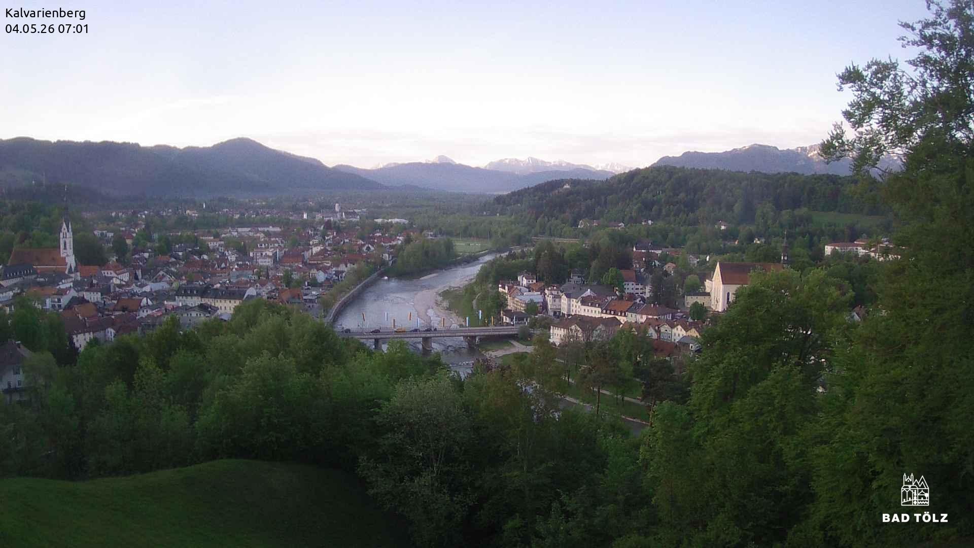 Archiv Foto Webcam Kalvarienberg bei Bad Tölz