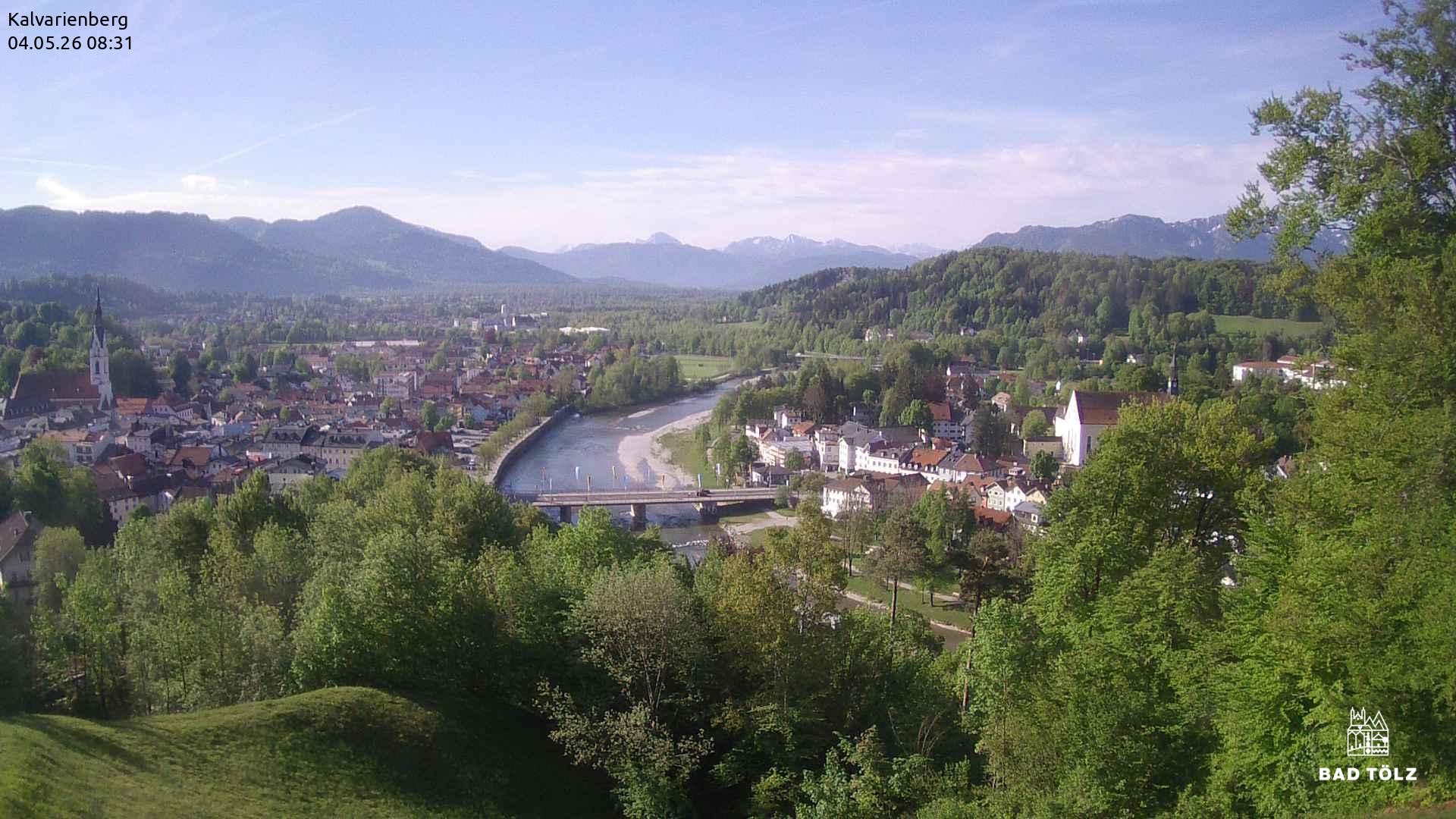 Archiv Foto Webcam Kalvarienberg bei Bad Tölz