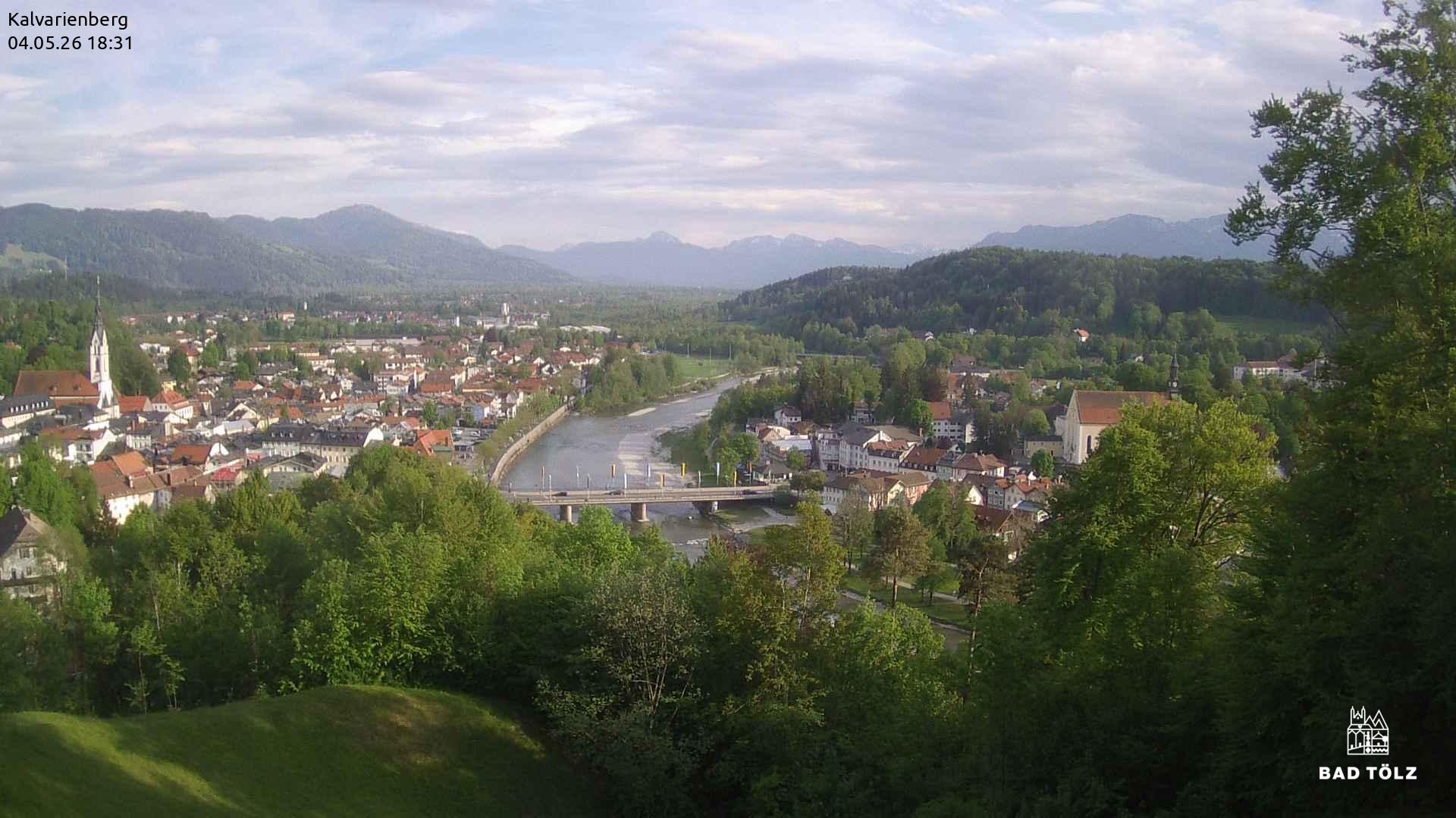 Archiv Foto Webcam Kalvarienberg bei Bad Tölz