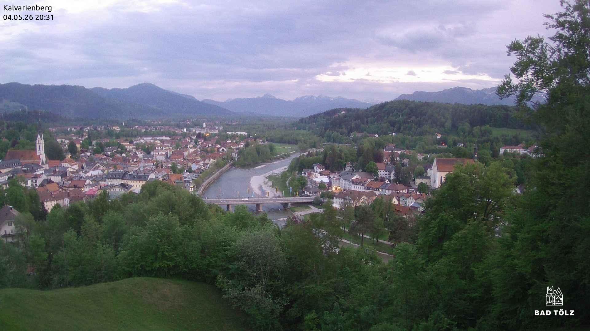 Archiv Foto Webcam Kalvarienberg bei Bad Tölz