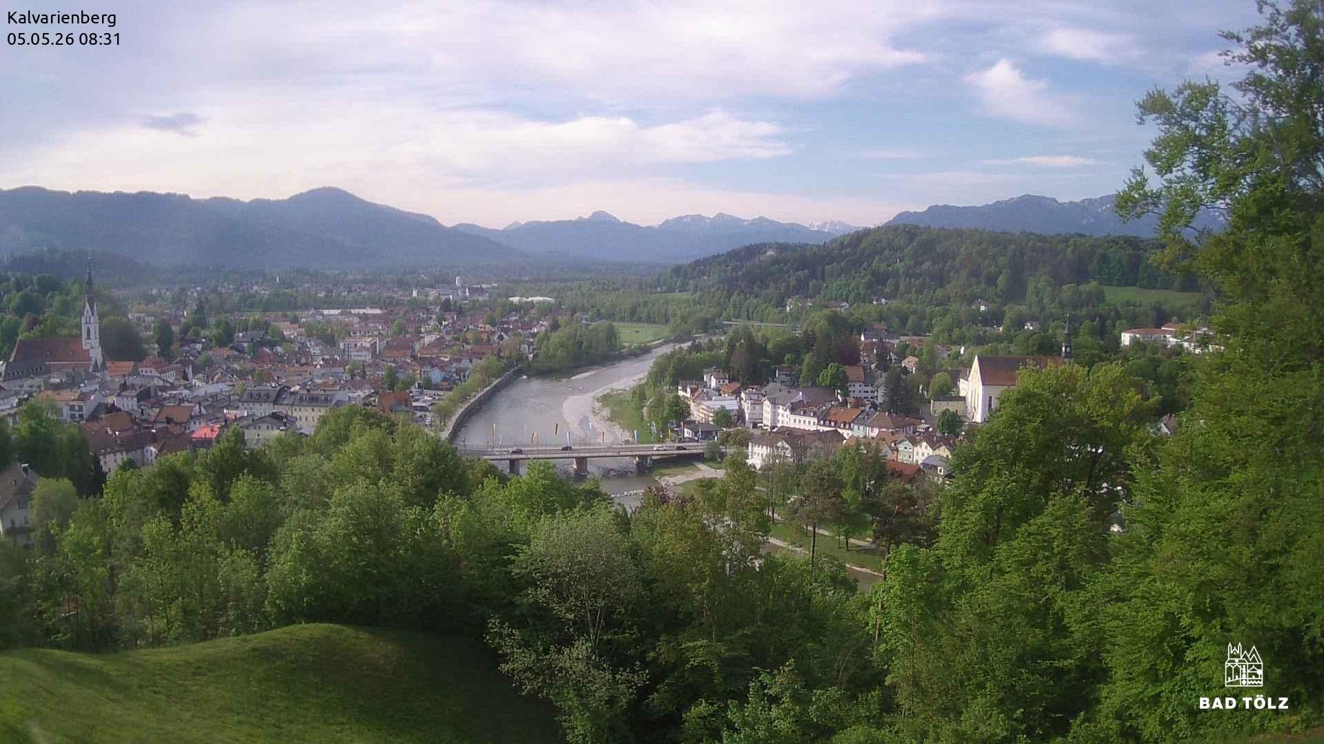 Archived image Webcam Bad Tölz - Kalvarienberg