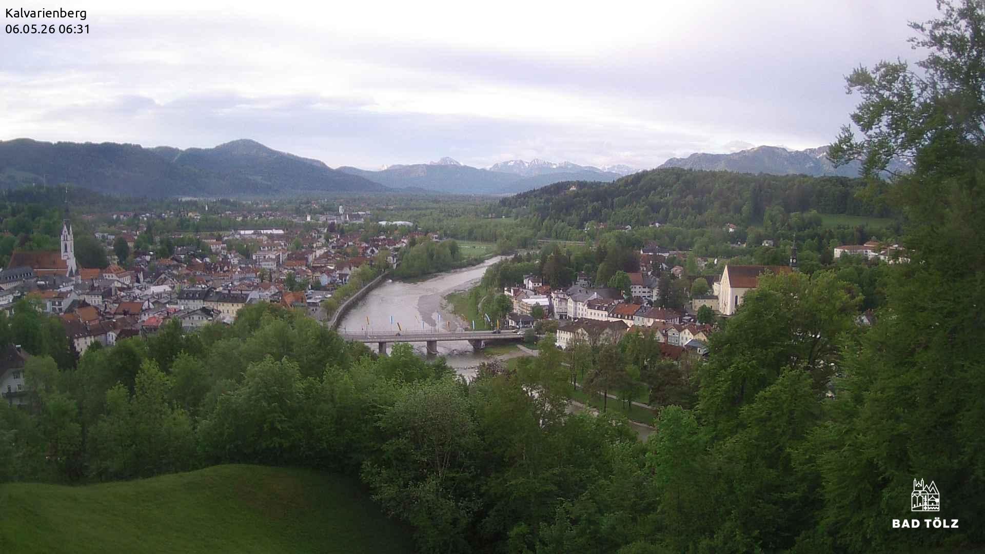 Archiv Foto Webcam Kalvarienberg bei Bad Tölz