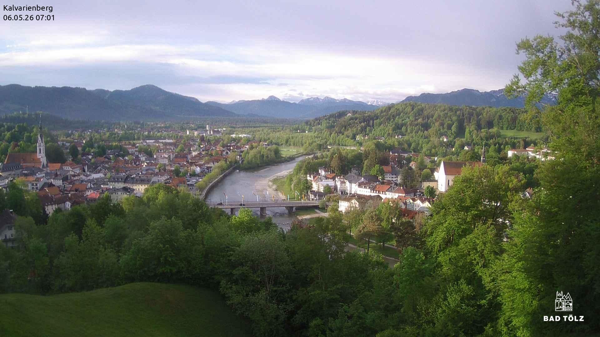 Archiv Foto Webcam Kalvarienberg bei Bad Tölz