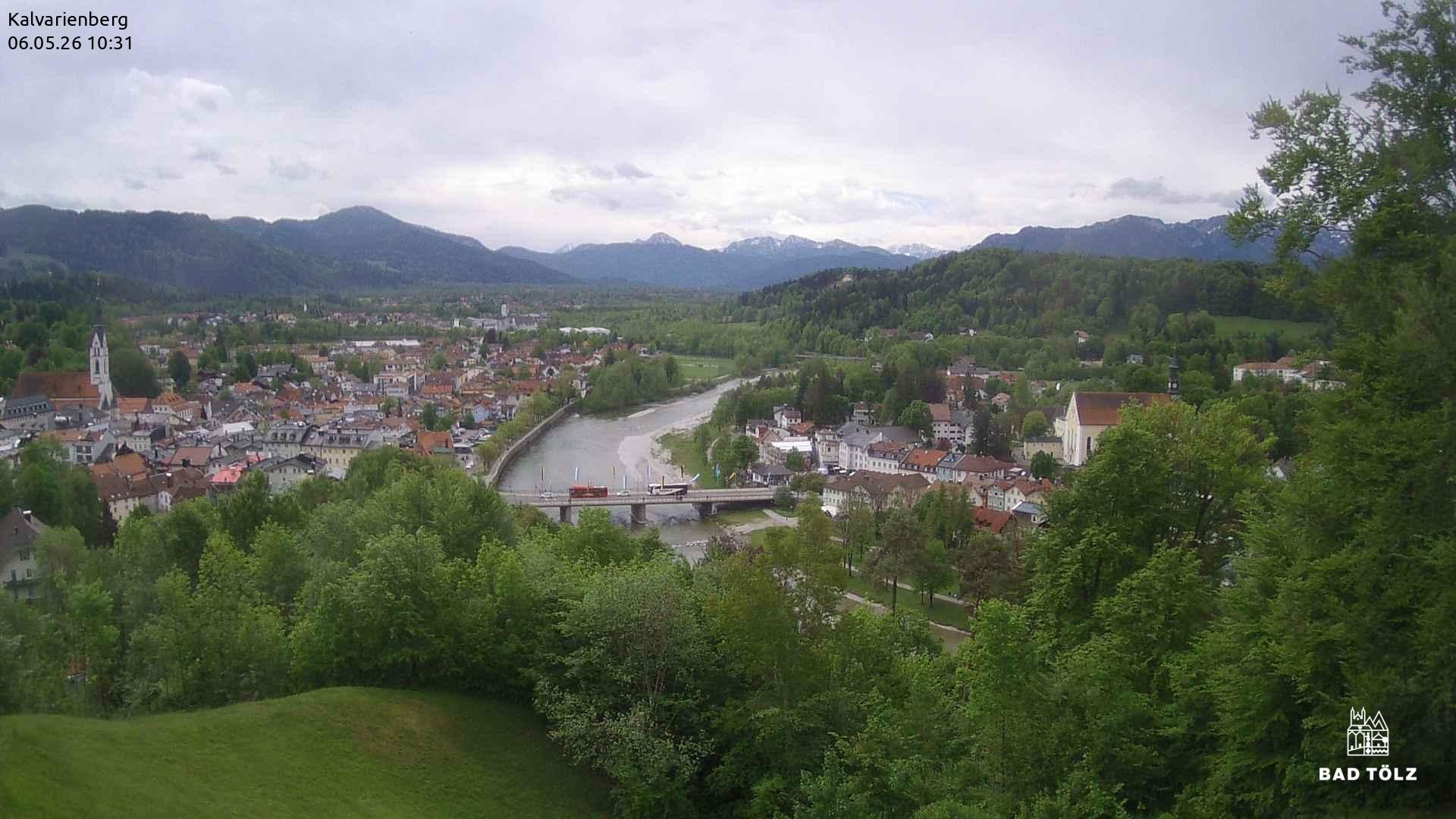 Archiv Foto Webcam Kalvarienberg bei Bad Tölz