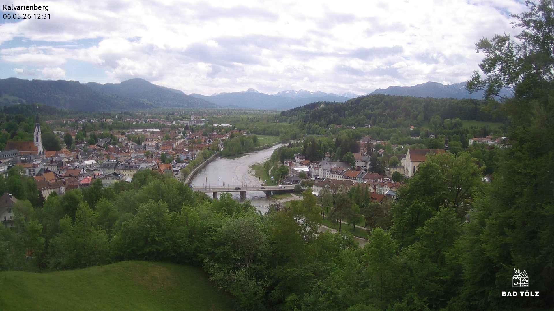 Archiv Foto Webcam Kalvarienberg bei Bad Tölz