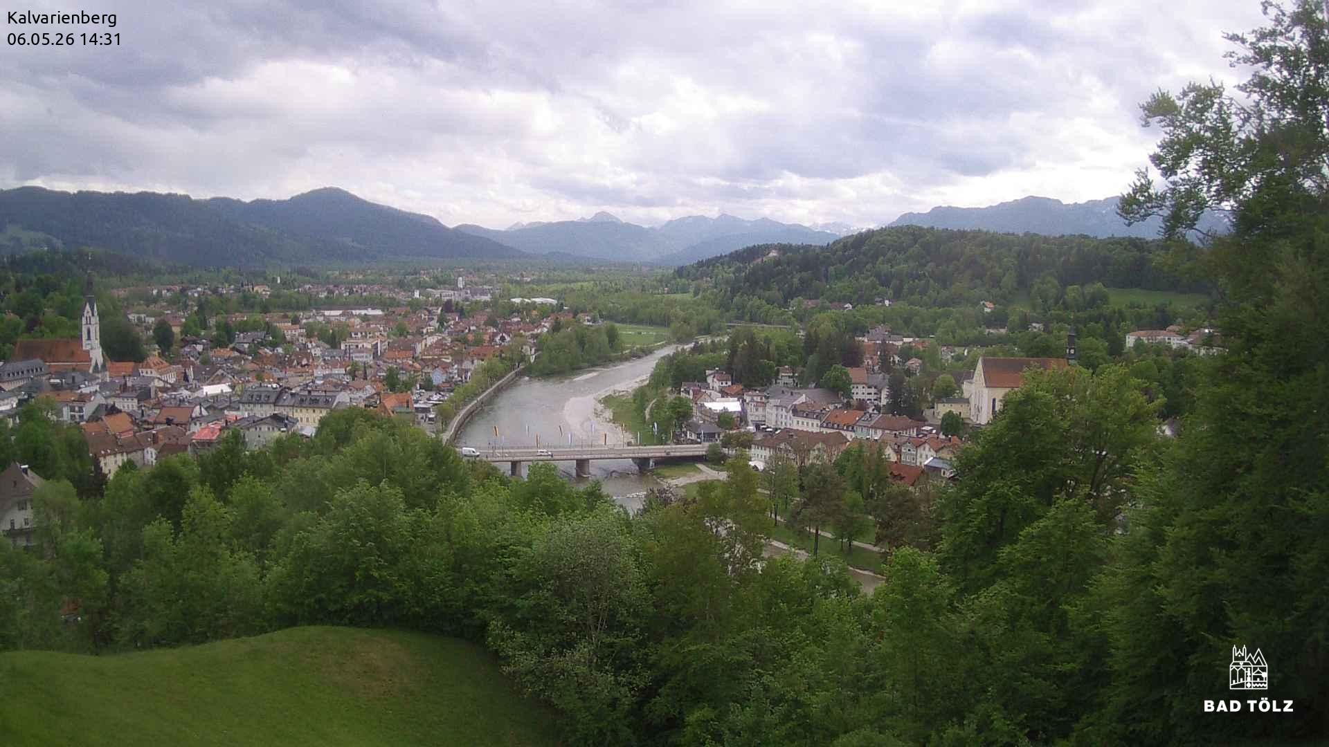 Archiv Foto Webcam Kalvarienberg bei Bad Tölz