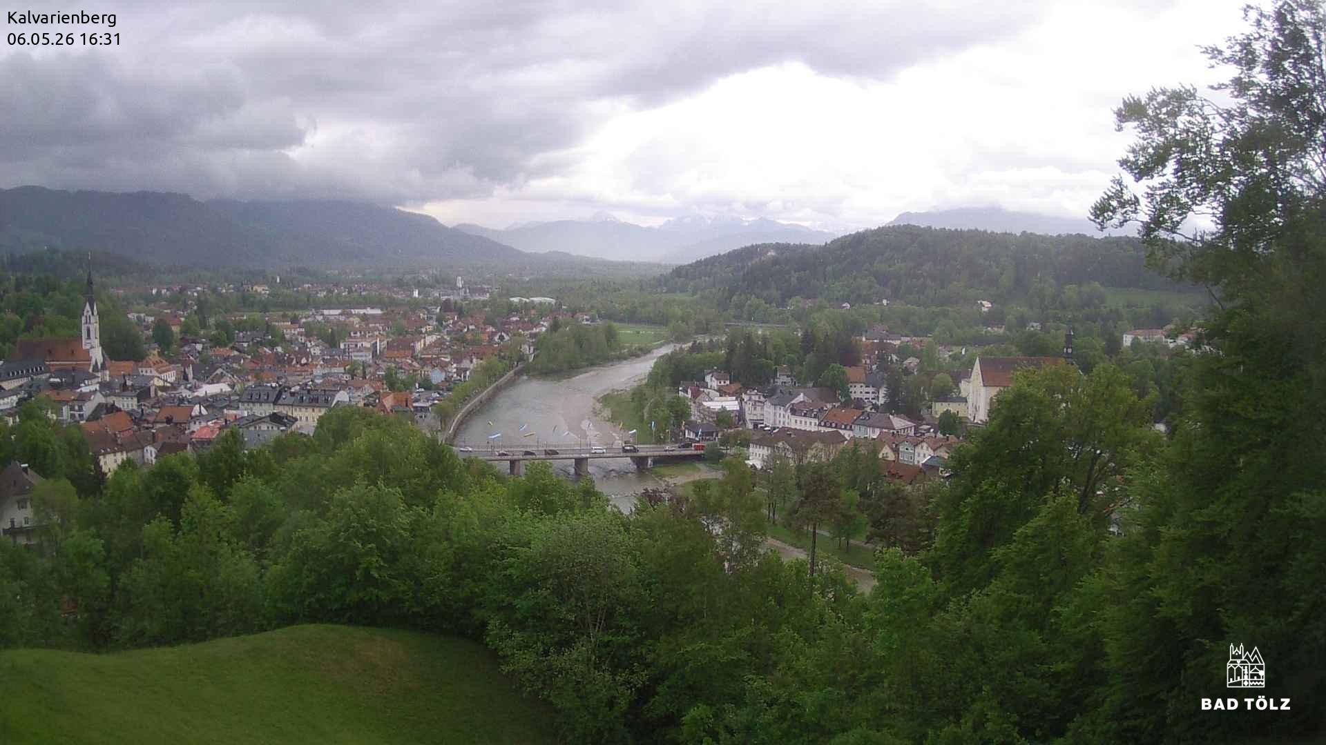 Archived image Webcam Bad Tölz - Kalvarienberg