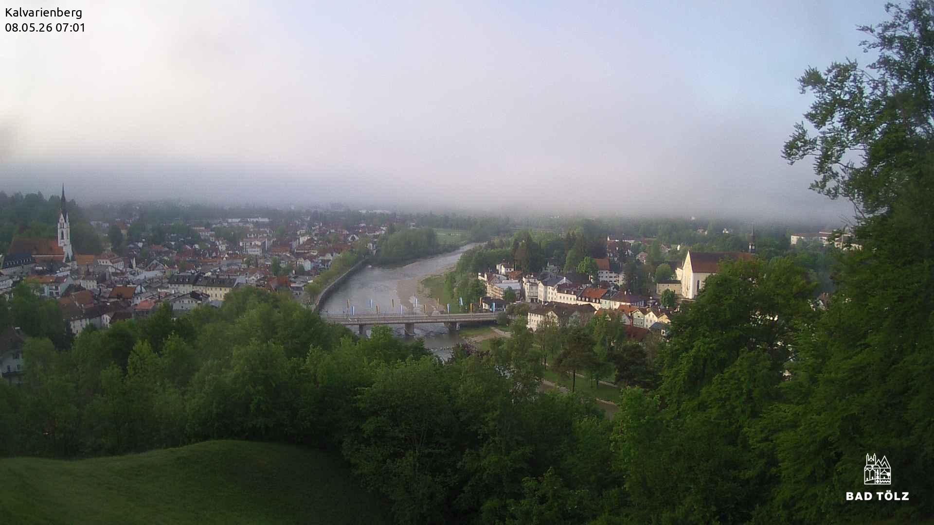 Archived image Webcam Bad Tölz - Kalvarienberg