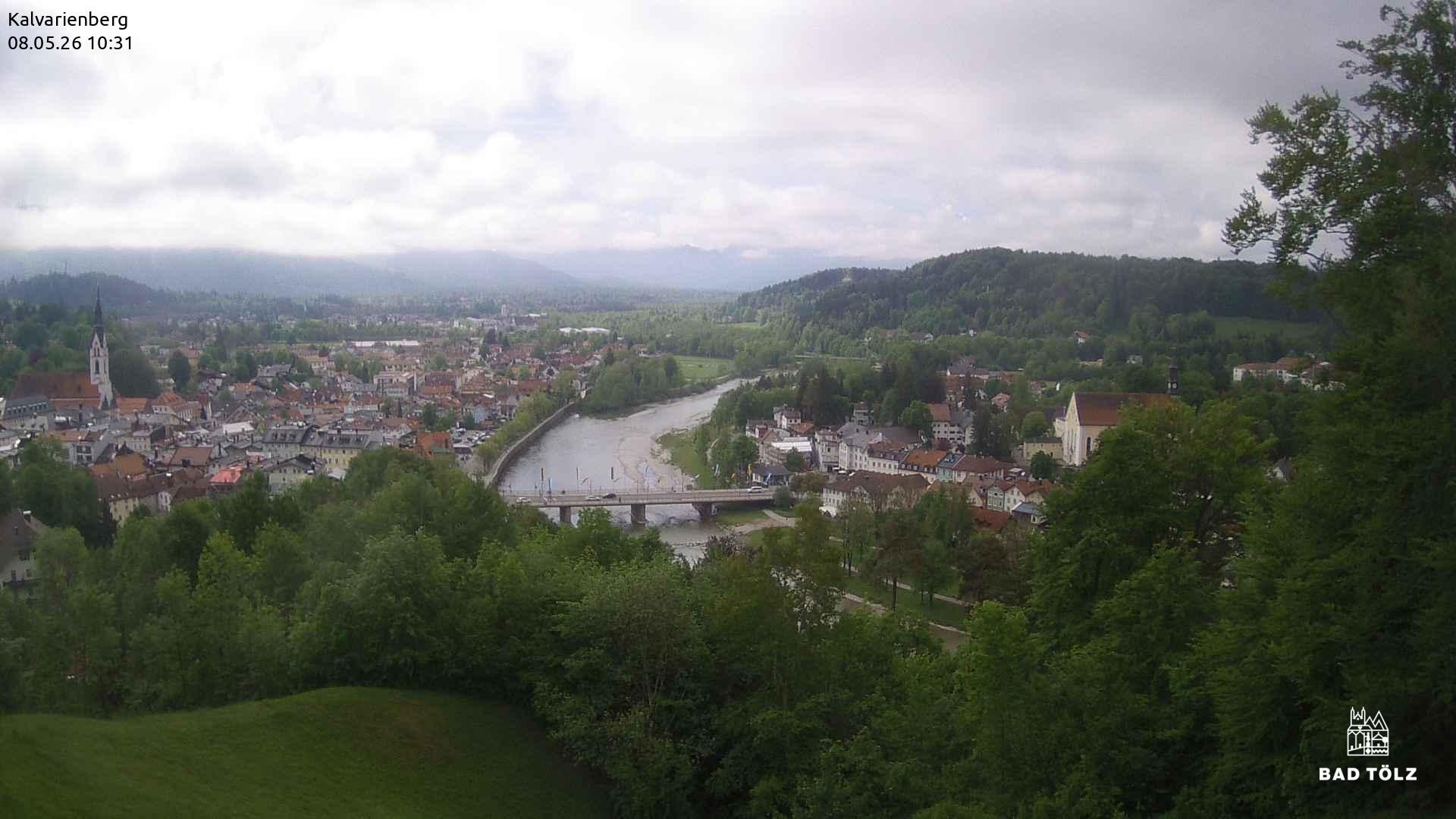 Archived image Webcam Bad Tölz - Kalvarienberg