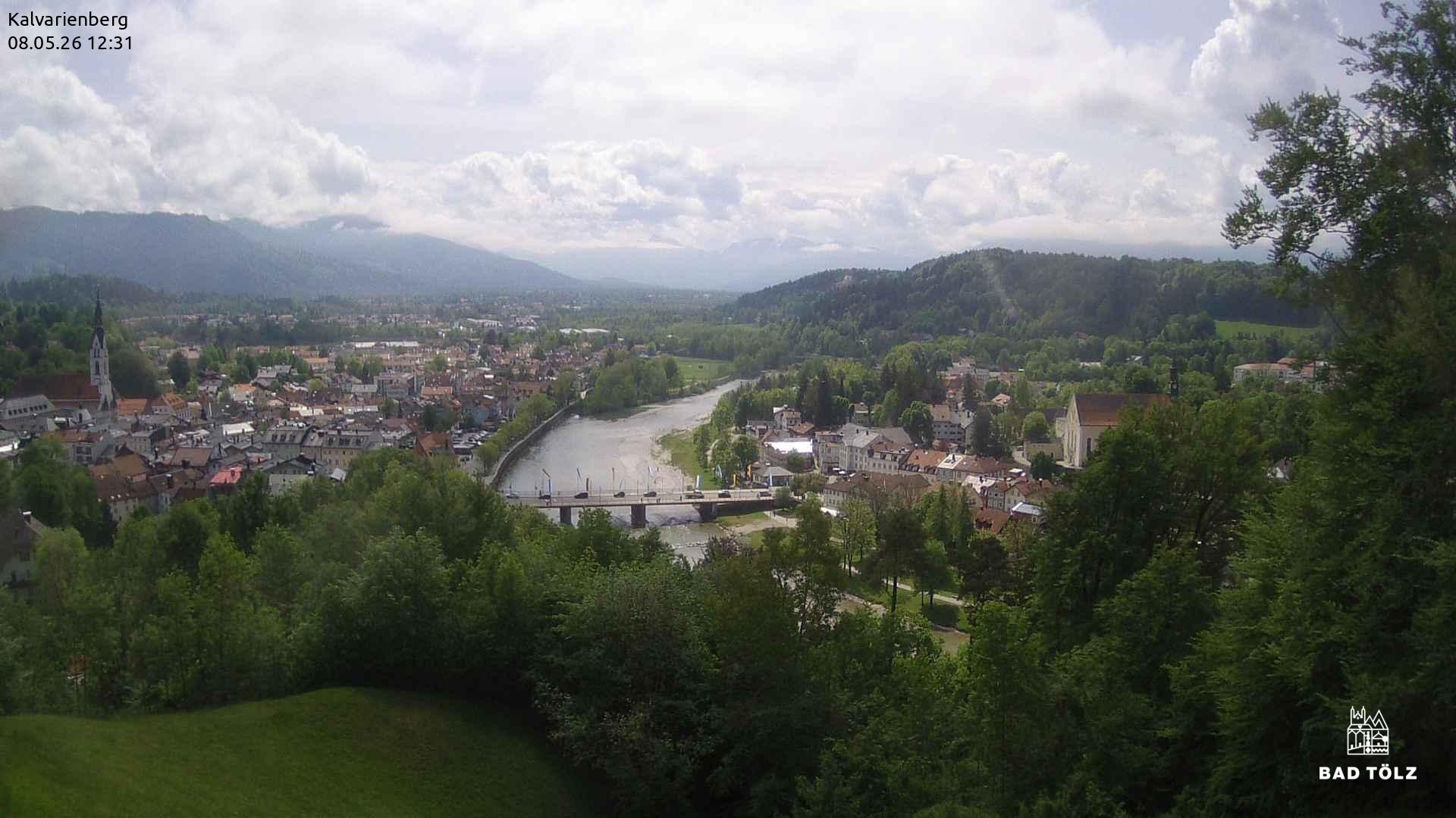 Archived image Webcam Bad Tölz - Kalvarienberg
