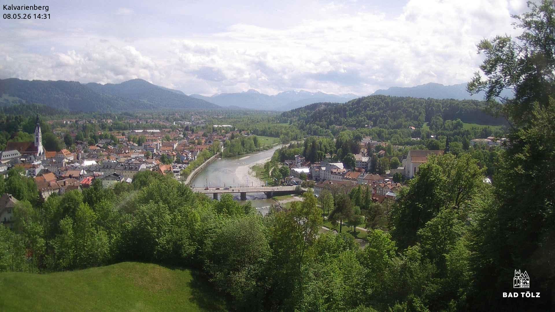 Archived image Webcam Bad Tölz - Kalvarienberg