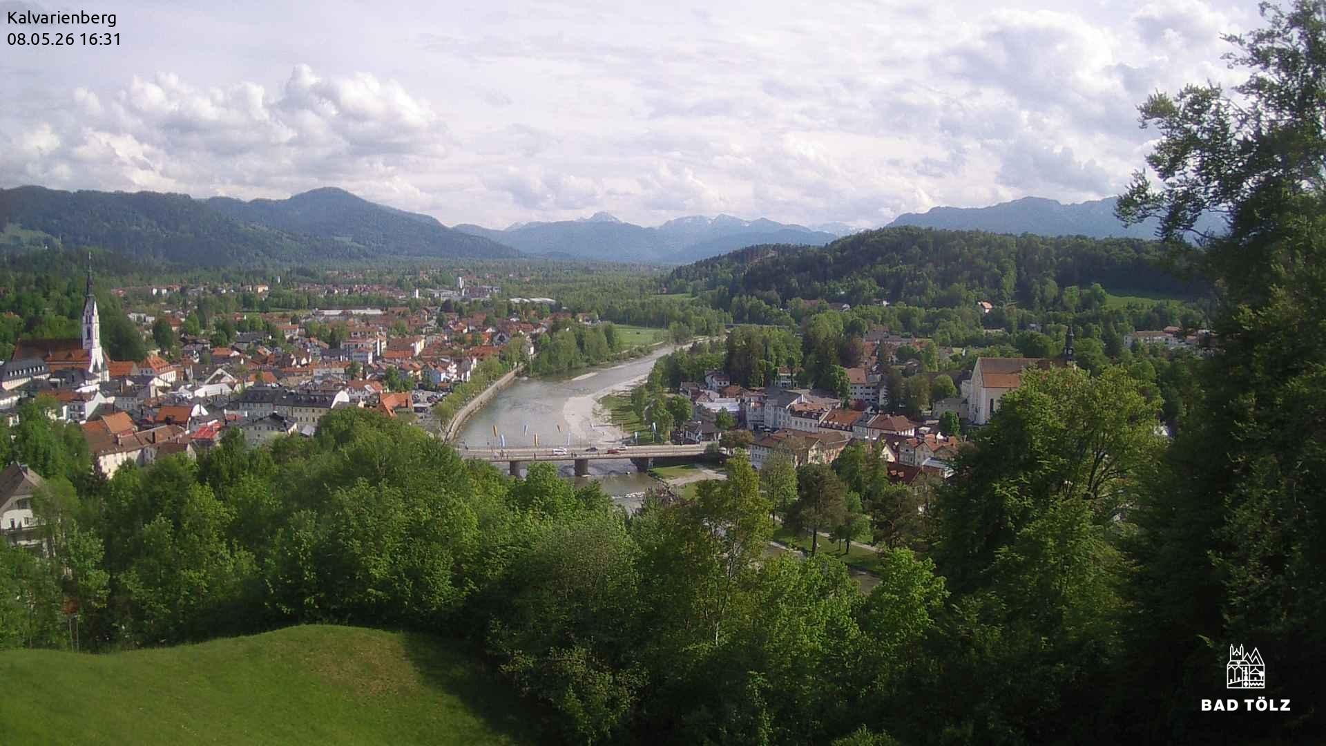 Archived image Webcam Bad Tölz - Kalvarienberg