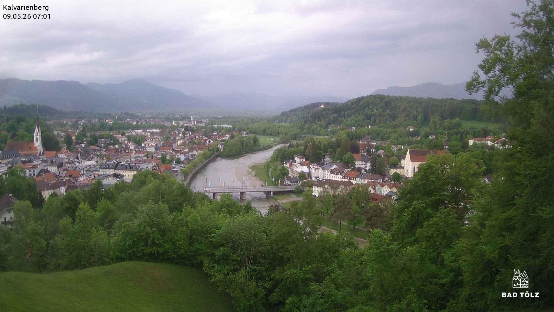 Archiv Foto Webcam Kalvarienberg bei Bad Tölz