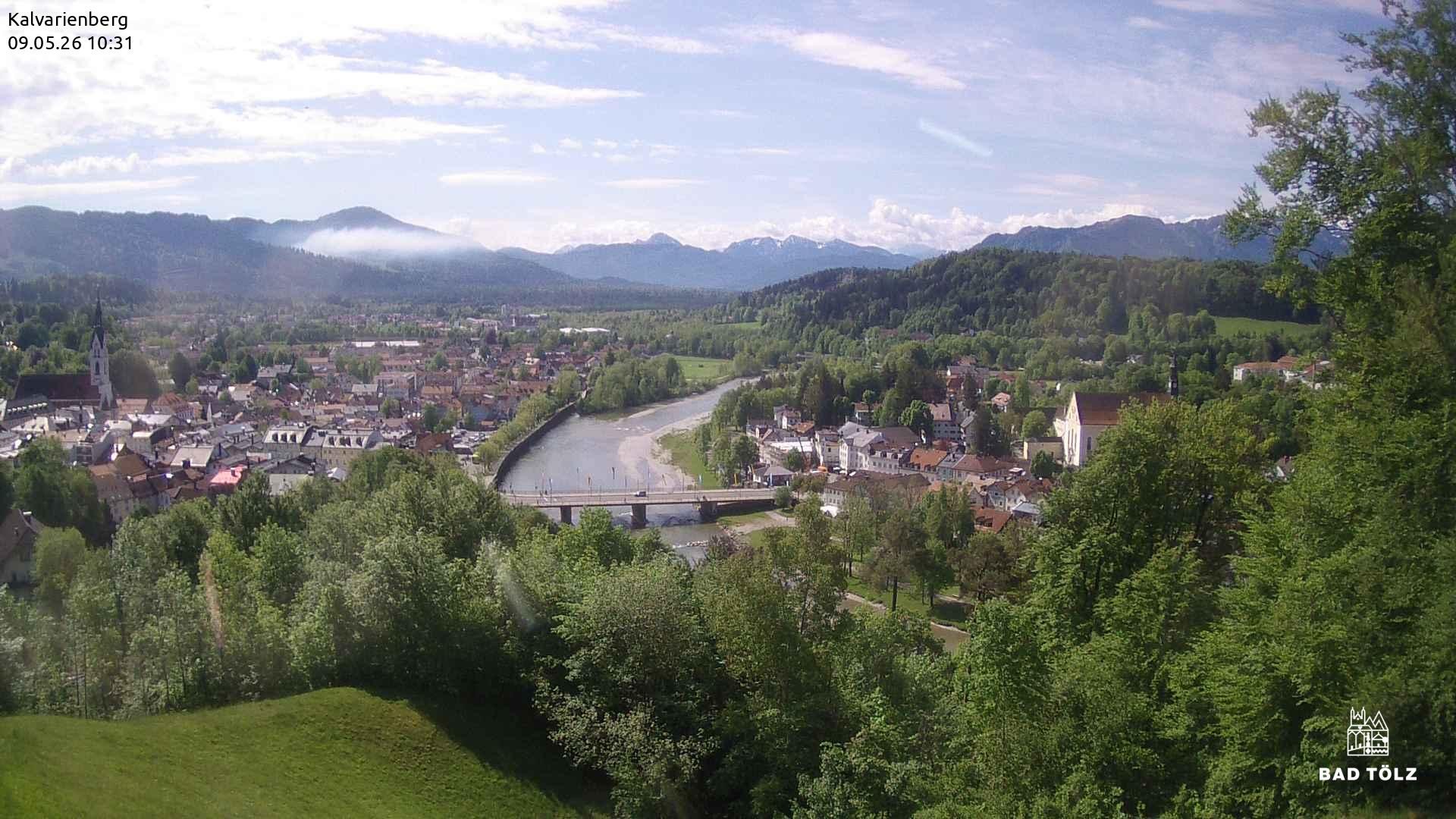 Archiv Foto Webcam Kalvarienberg bei Bad Tölz