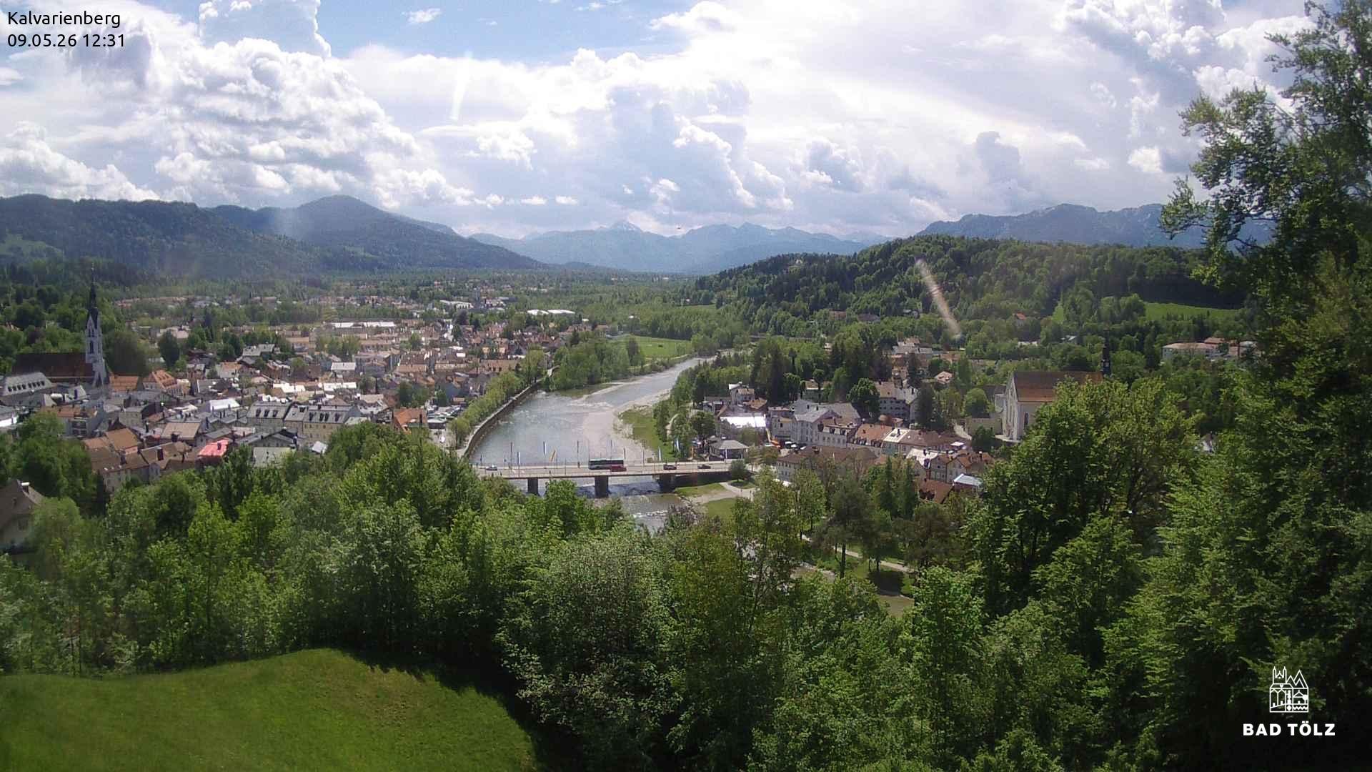 Archiv Foto Webcam Kalvarienberg bei Bad Tölz