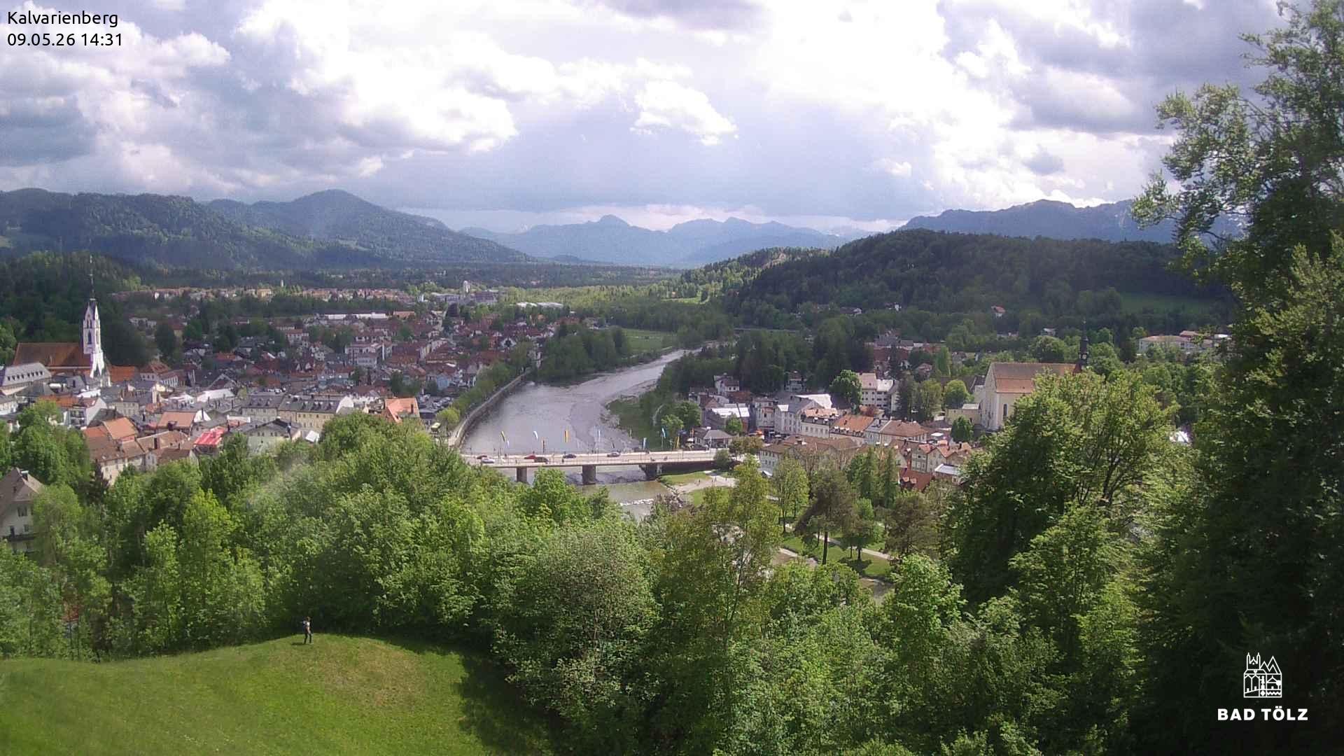 Archiv Foto Webcam Kalvarienberg bei Bad Tölz