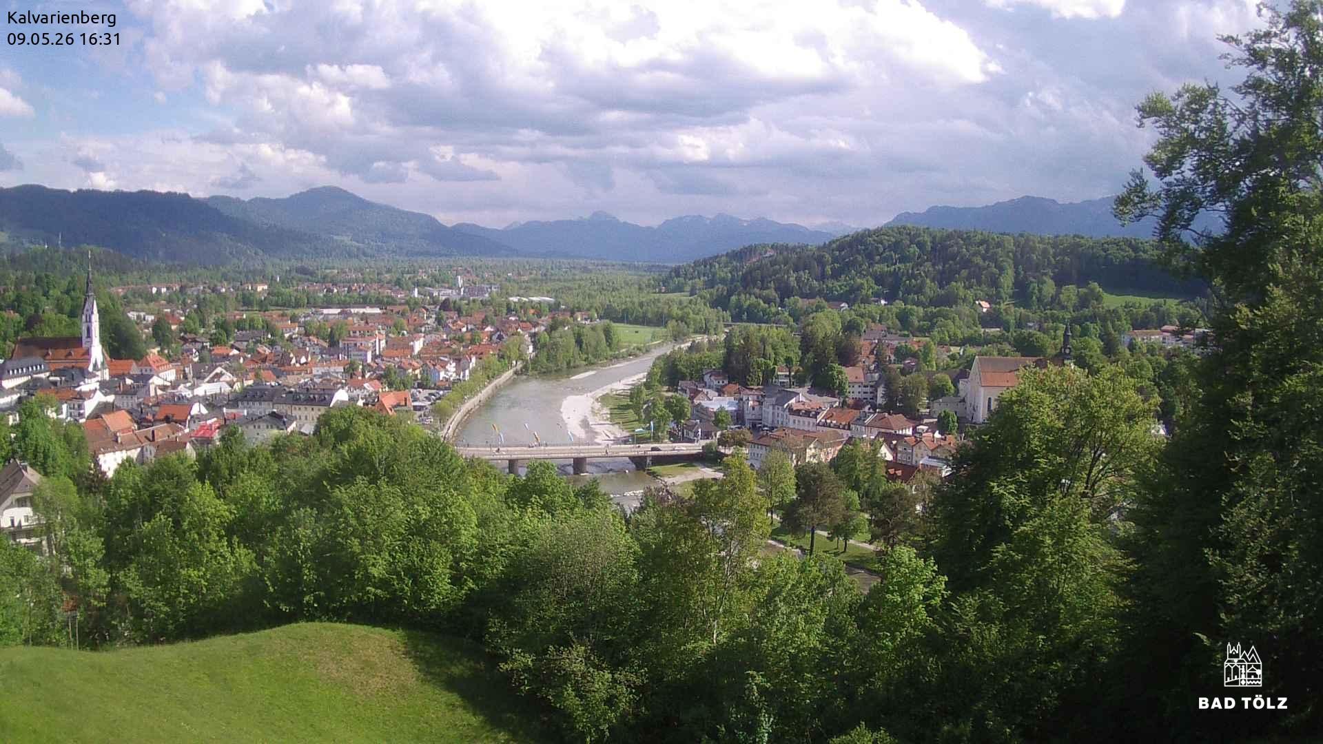 Archiv Foto Webcam Kalvarienberg bei Bad Tölz